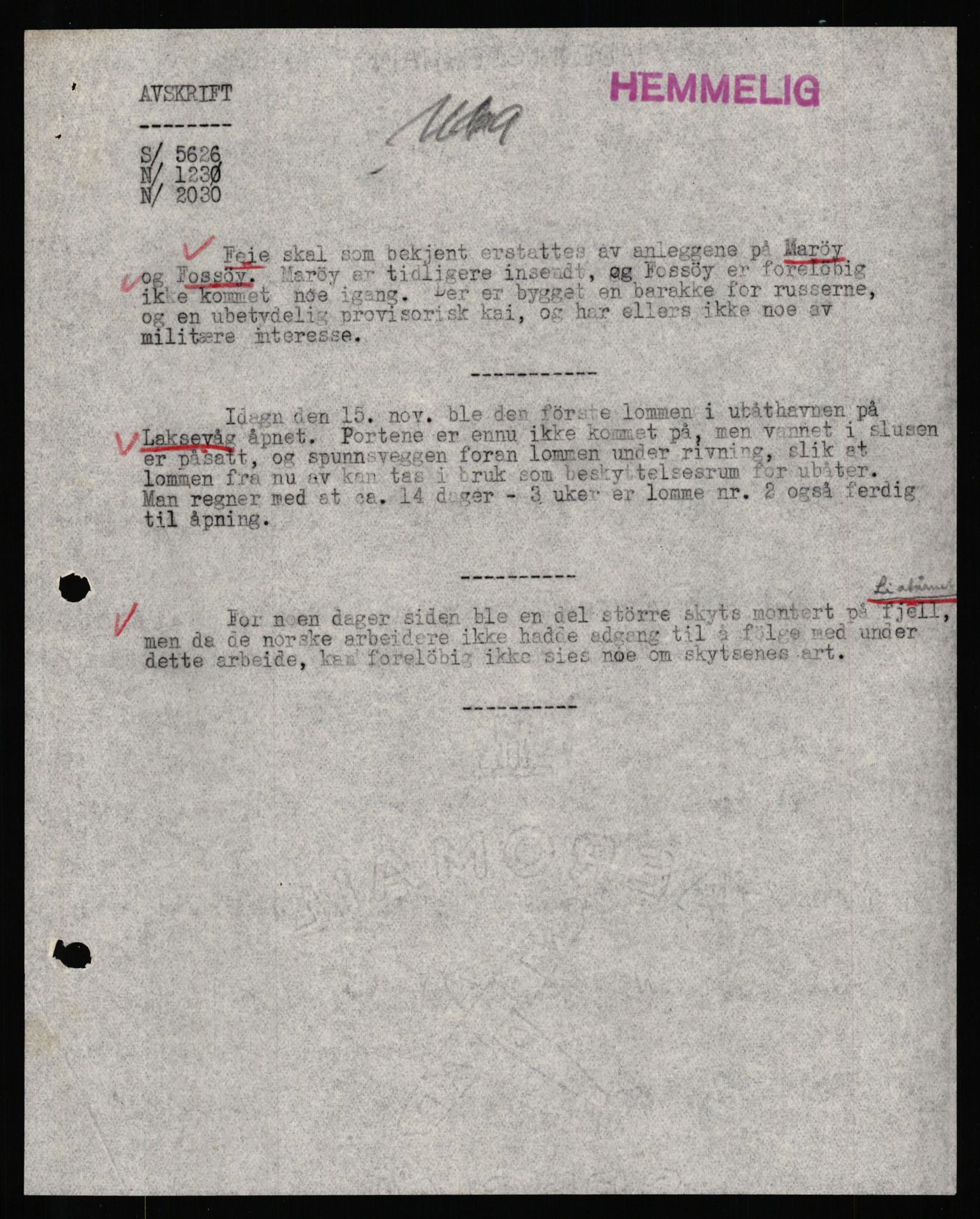 Forsvaret, Forsvarets overkommando II, RA/RAFA-3915/D/Dd/L0008: Minefields. Prohibited Areas. Airfields, 1944, s. 76