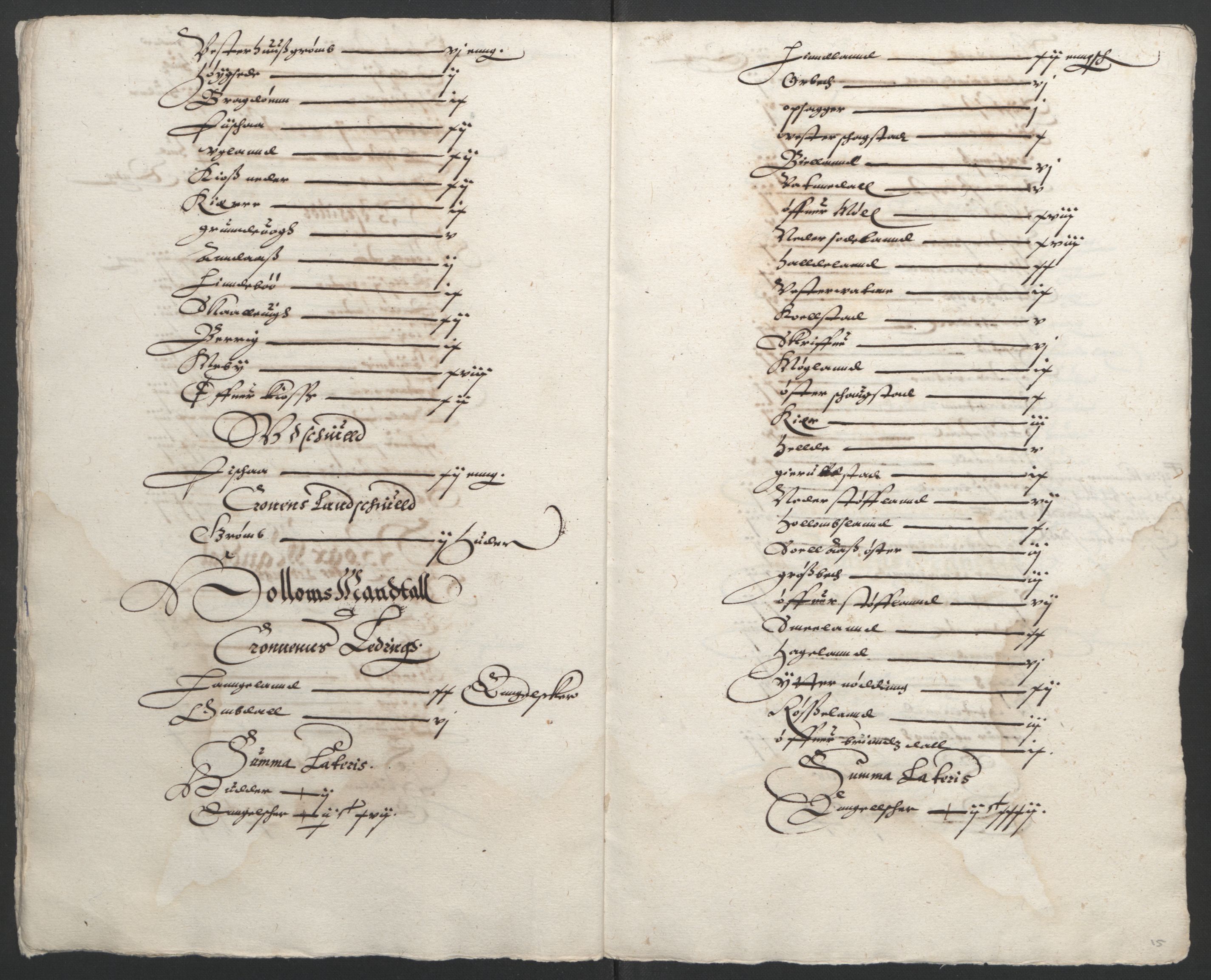 Stattholderembetet 1572-1771, RA/EA-2870/Ek/L0002/0002: Jordebøker til utlikning av garnisonsskatt 1624-1626: / Jordebøker for Agdesiden len, 1624-1625, s. 52