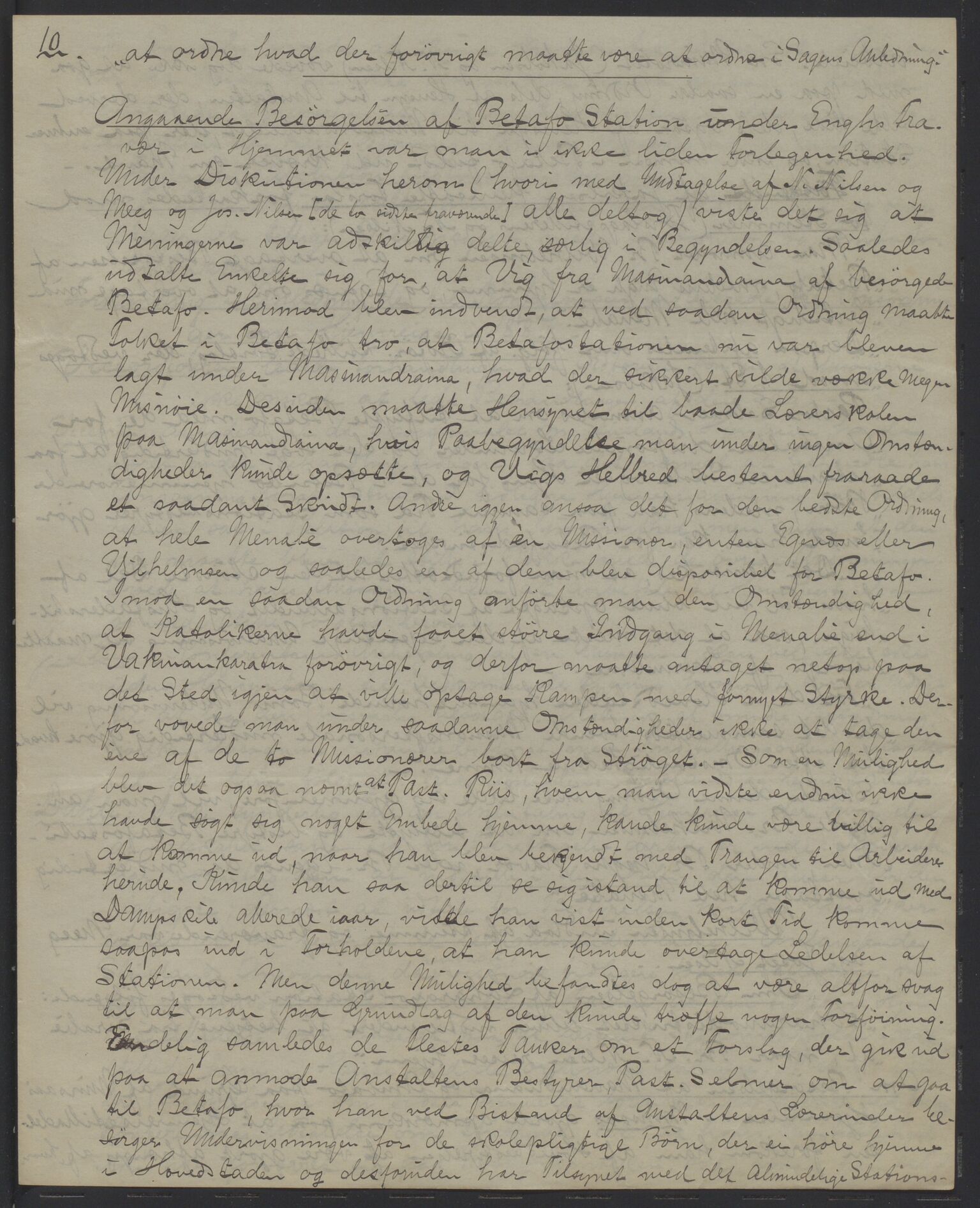 Det Norske Misjonsselskap - hovedadministrasjonen, VID/MA-A-1045/D/Da/Daa/L0036/0011: Konferansereferat og årsberetninger / Konferansereferat fra Madagaskar Innland., 1886