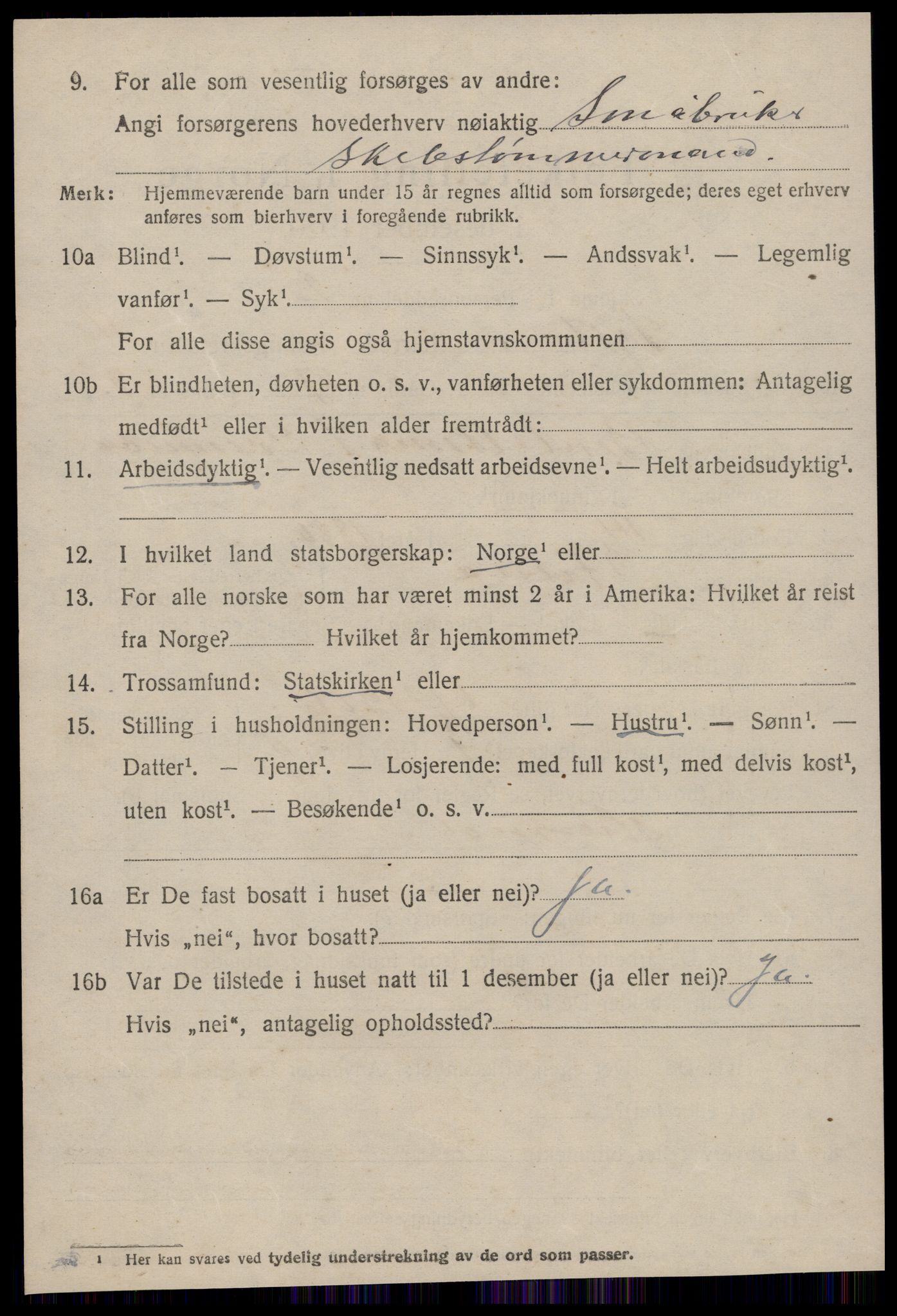 SAT, Folketelling 1920 for 1536 Sylte herred, 1920, s. 2612