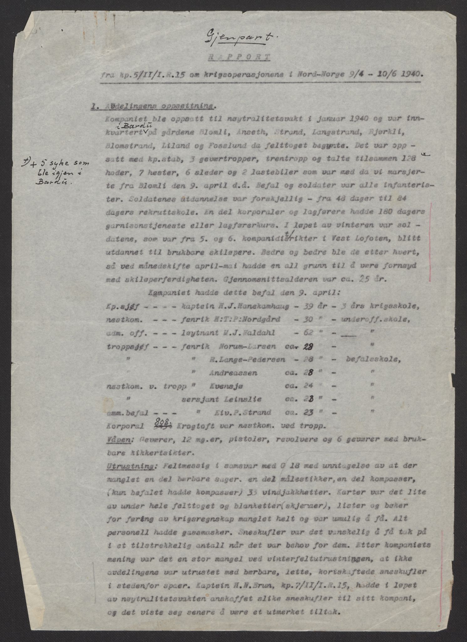 Forsvaret, Forsvarets krigshistoriske avdeling, AV/RA-RAFA-2017/Y/Yb/L0147: II-C-11-622  -  6. Divisjon, 1940, s. 175