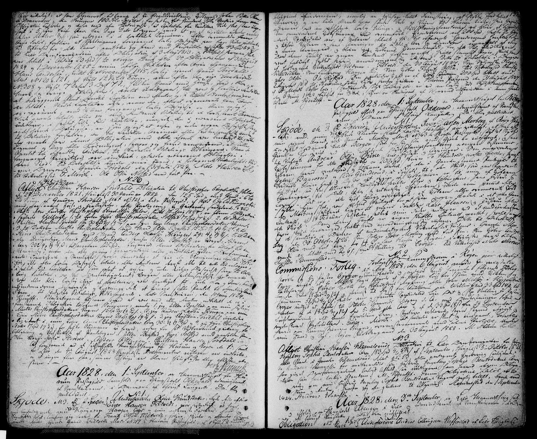 Lier, Røyken og Hurum sorenskriveri, AV/SAKO-A-89/G/Ga/Gab/L0003a: Pantebok nr. 3a, 1825-1835, s. 137