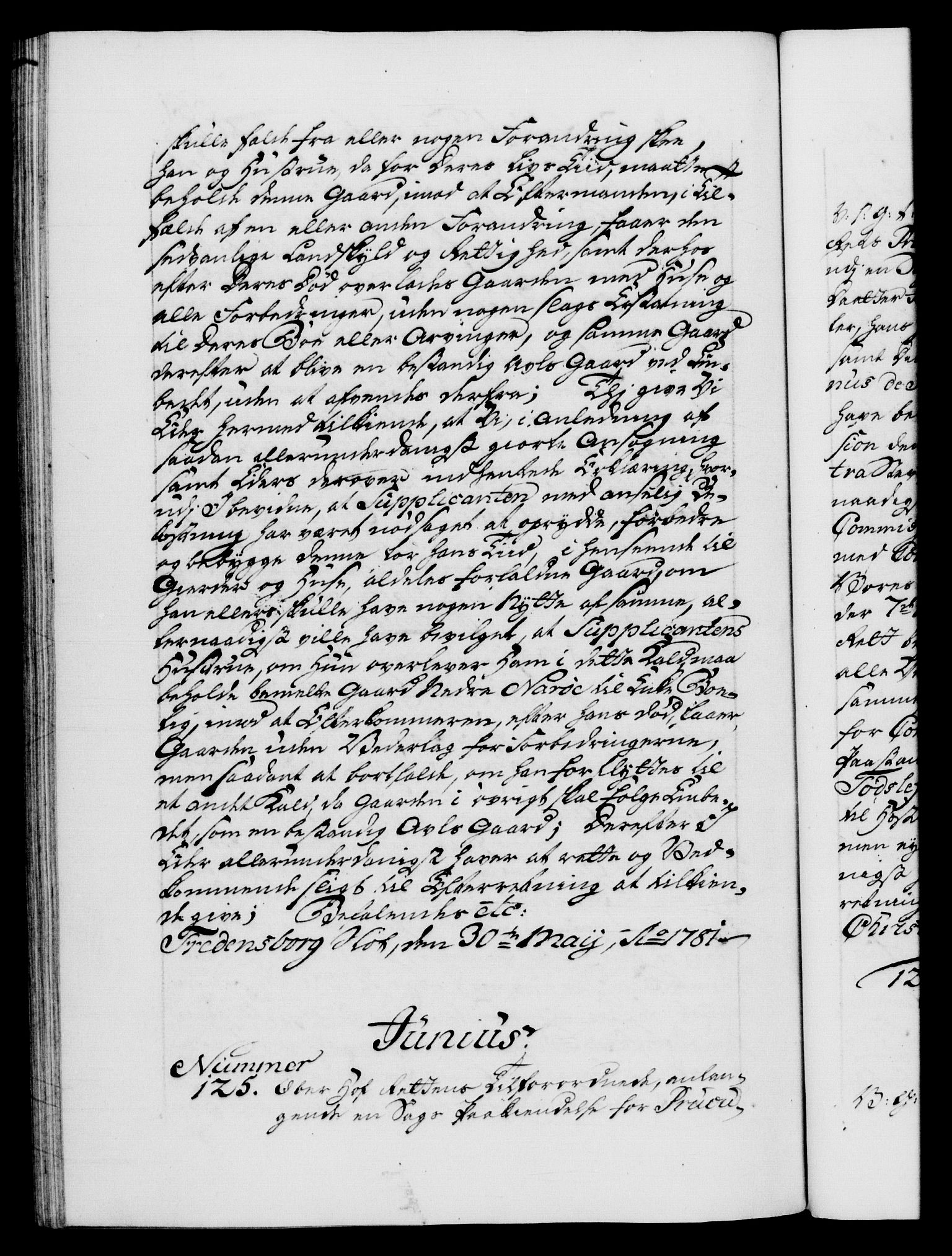 Danske Kanselli 1572-1799, RA/EA-3023/F/Fc/Fca/Fcab/L0042: Norske tegnelser, 1777-1781, s. 661b