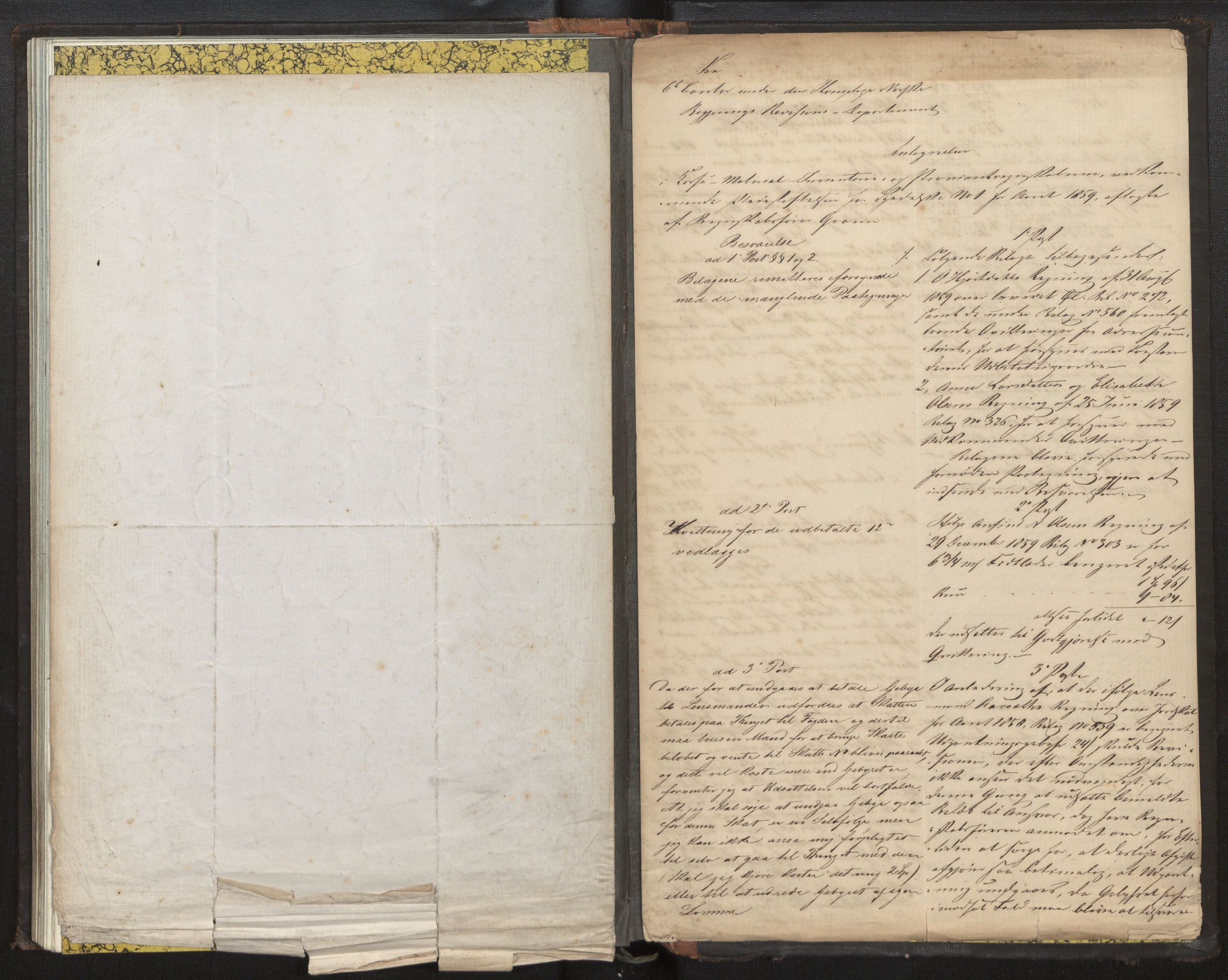 Lepraarkiver - Pleiestiftelsen for spedalske no.1, AV/SAB-A-60601/B.c/L0001: Journal, 1857-1882