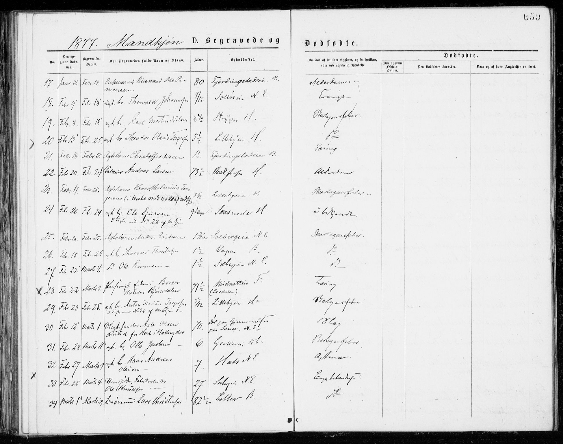 Eiker kirkebøker, AV/SAKO-A-4/G/Ga/L0004: Klokkerbok nr. I 4, 1877-1877, s. 659