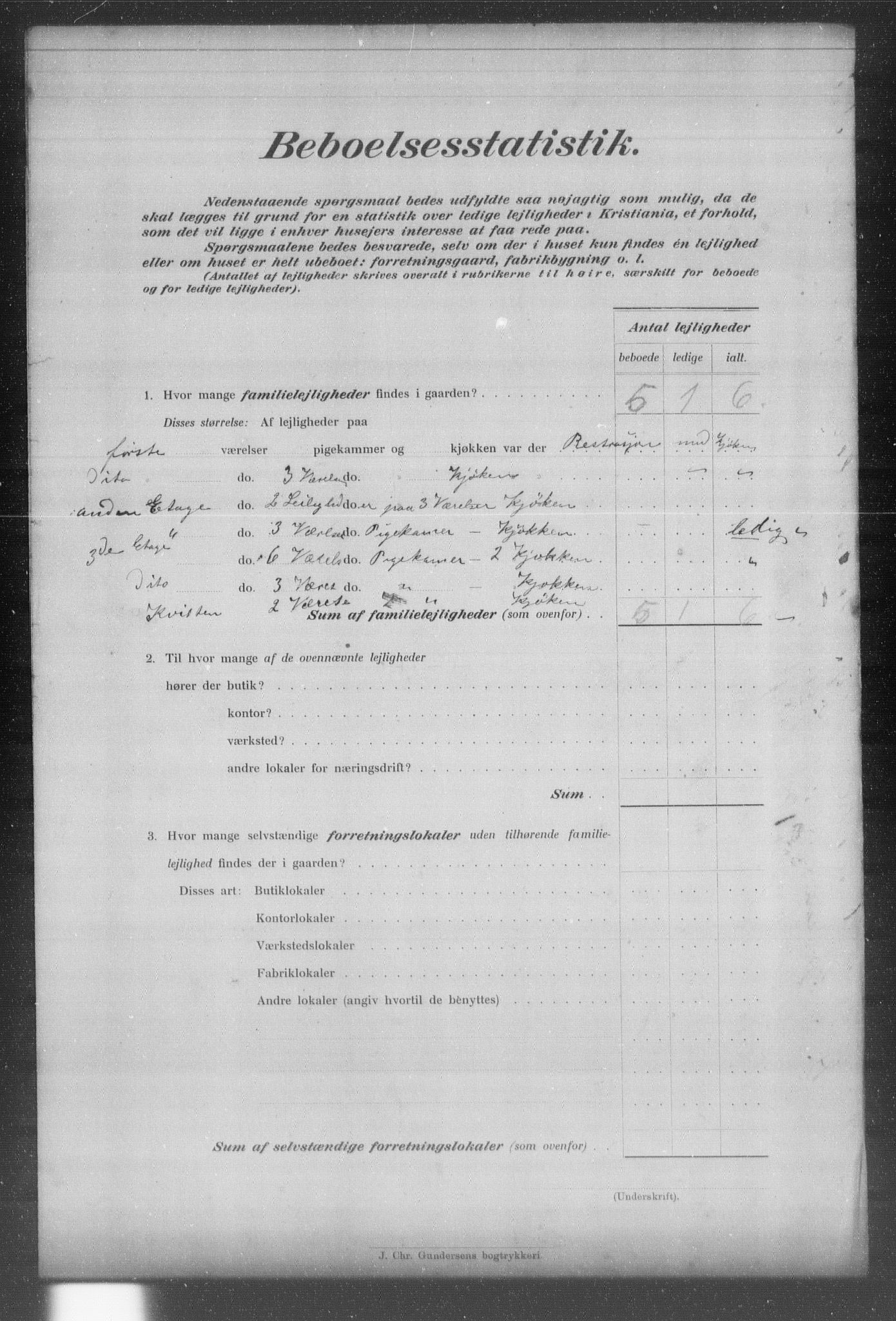 OBA, Kommunal folketelling 31.12.1903 for Kristiania kjøpstad, 1903, s. 21962