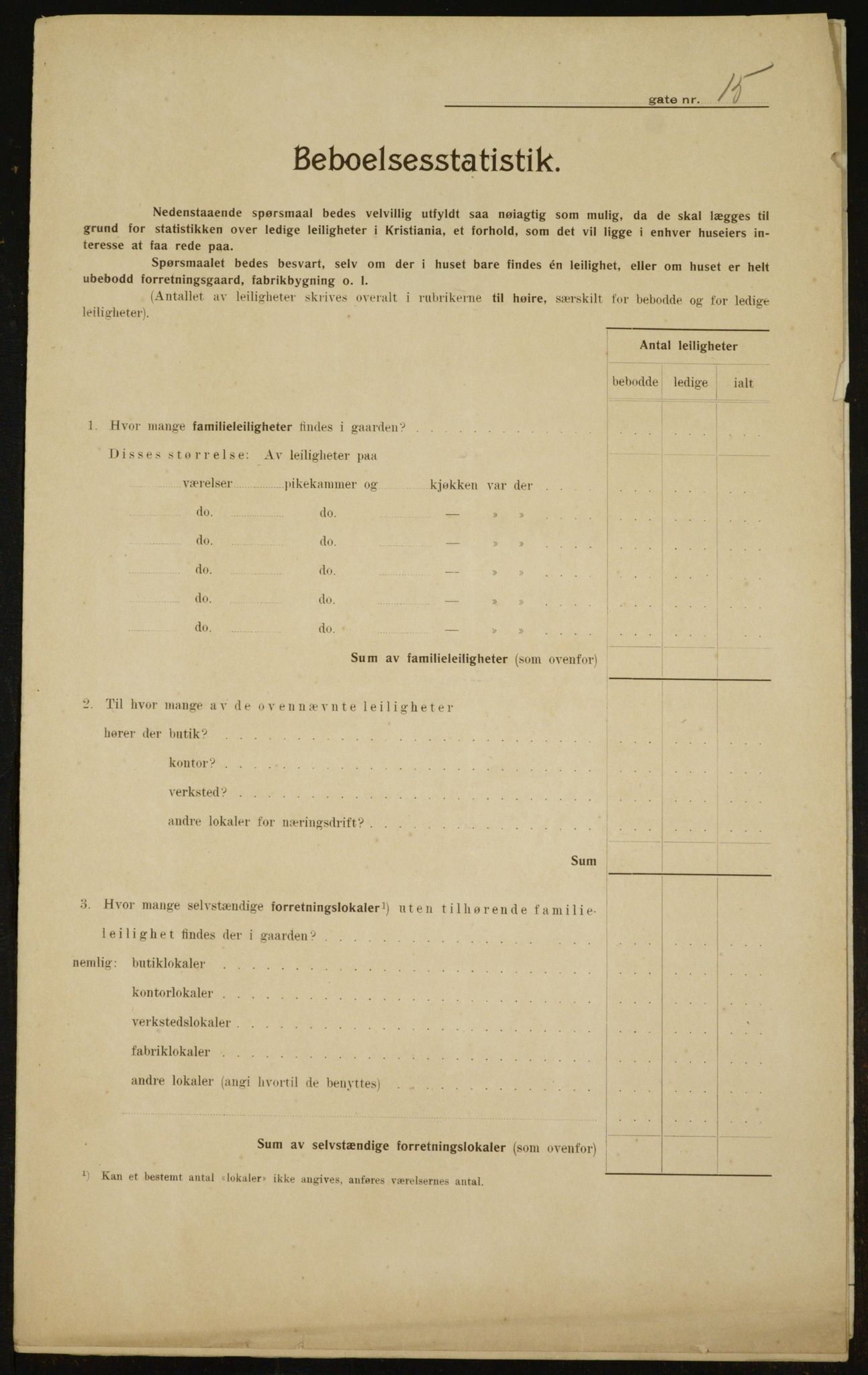 OBA, Kommunal folketelling 1.2.1910 for Kristiania, 1910, s. 121542