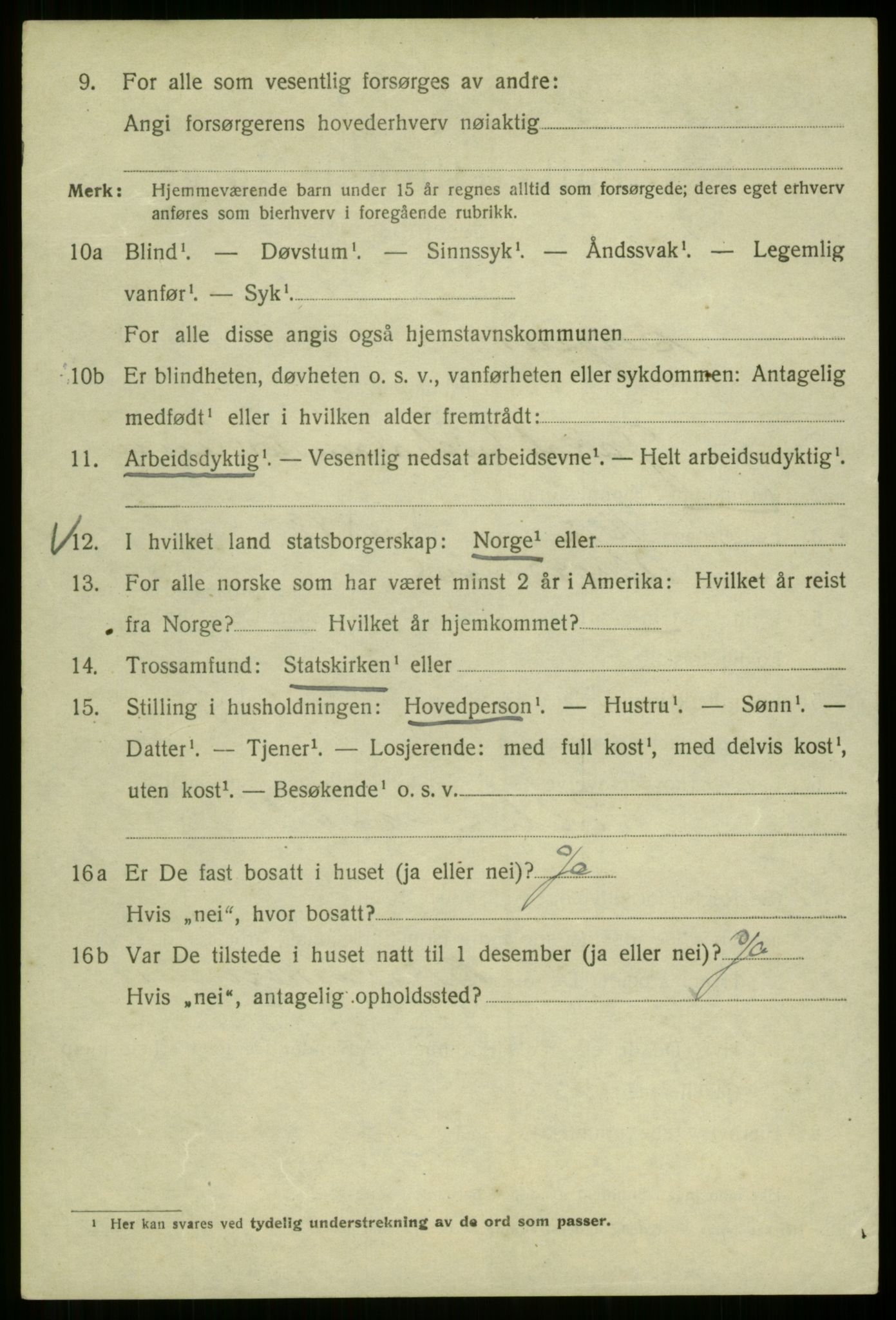 SAB, Folketelling 1920 for 1301 Bergen kjøpstad, 1920, s. 118414