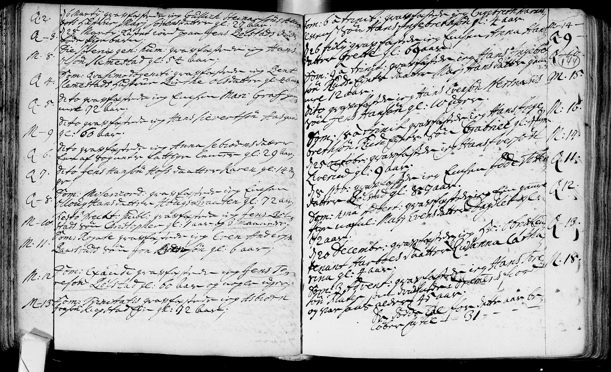 Røyken kirkebøker, SAKO/A-241/F/Fa/L0002: Ministerialbok nr. 2, 1731-1782, s. 144