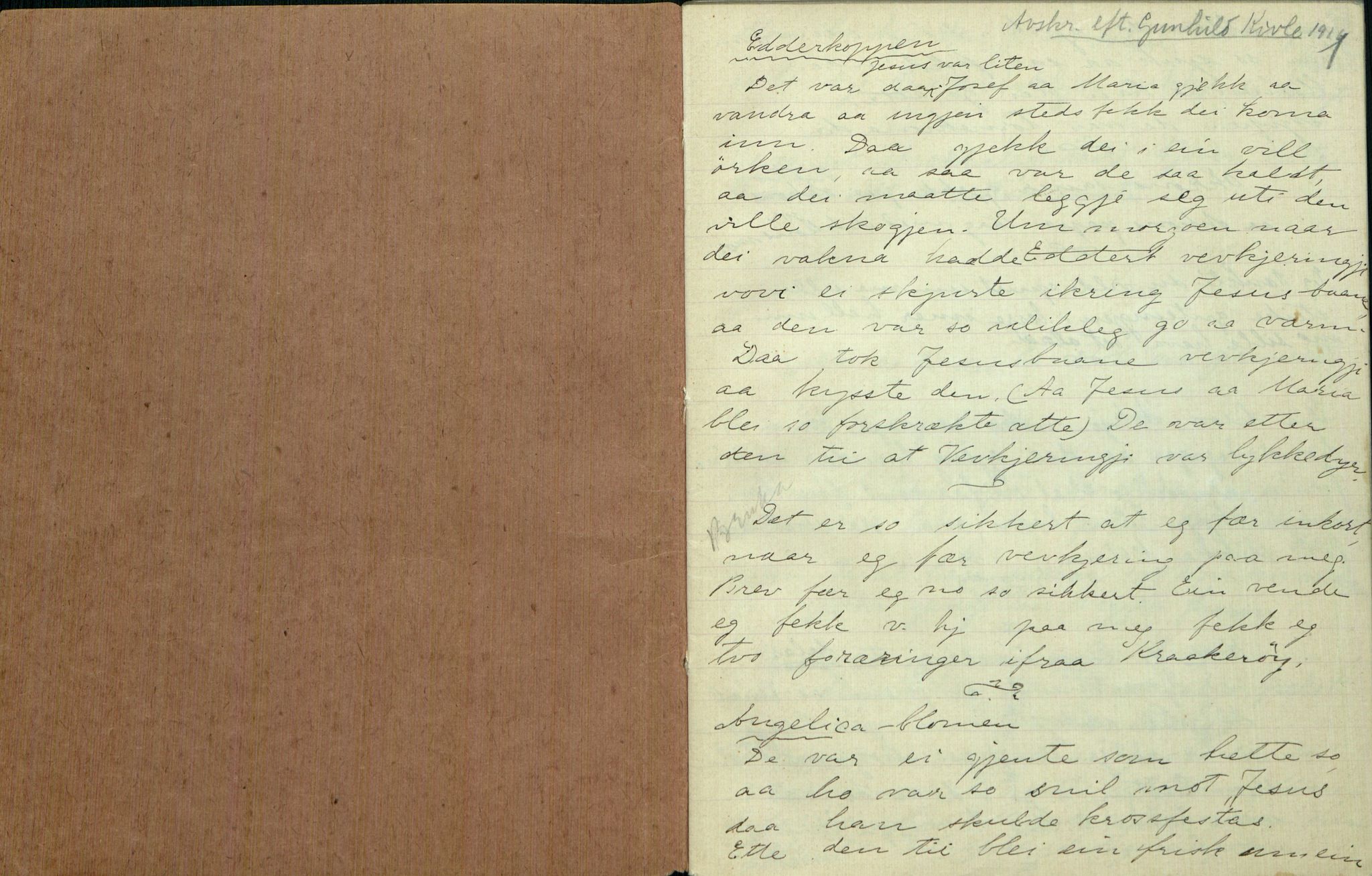 Rikard Berge, TEMU/TGM-A-1003/F/L0010/0022: 357-380 / 379 Oppskrifter, 1915-1919, s. 1