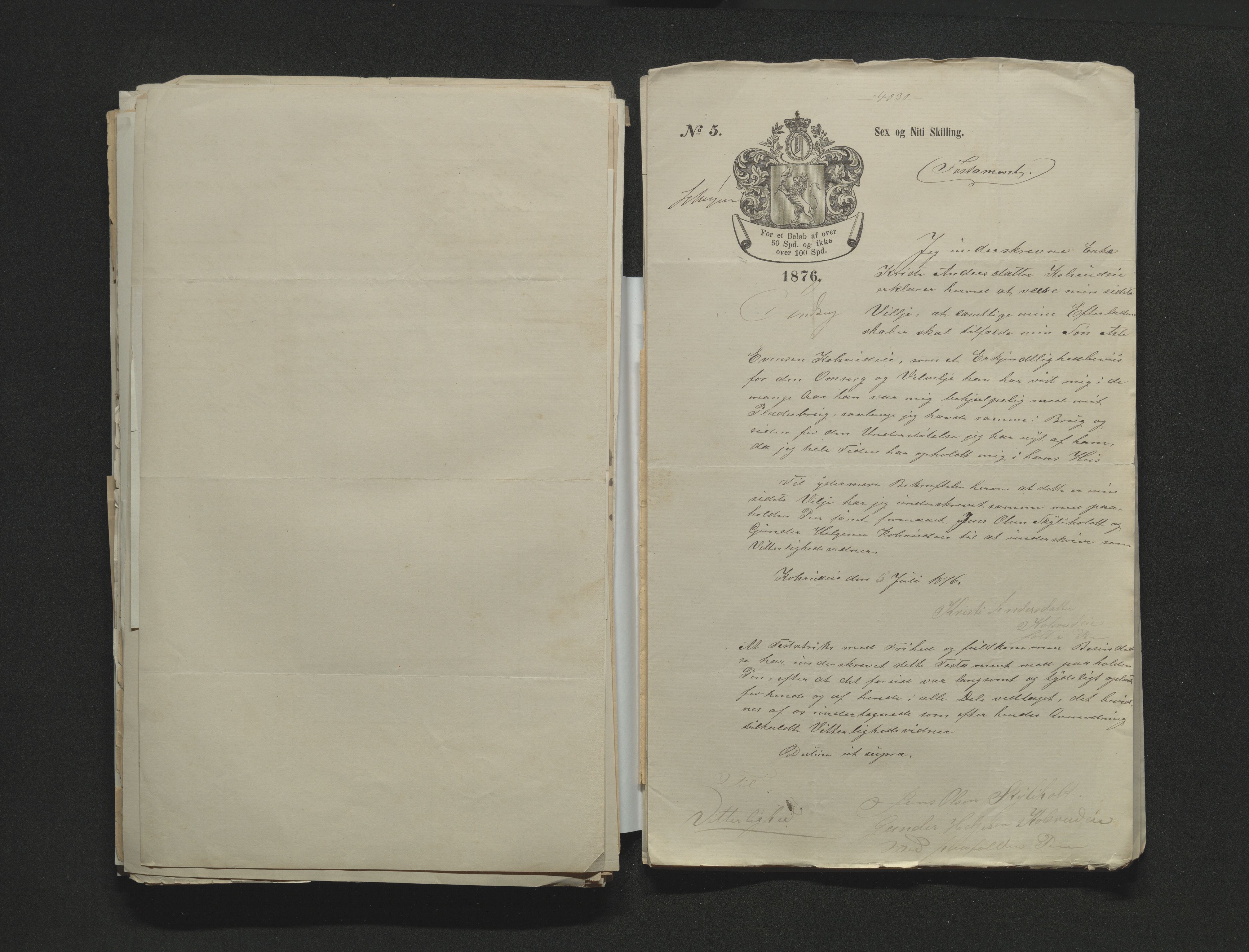 Eiker, Modum og Sigdal sorenskriveri, AV/SAKO-A-123/H/Ha/Hab/L0014: Dødsfallsmeldinger, 1874-1877, s. 484