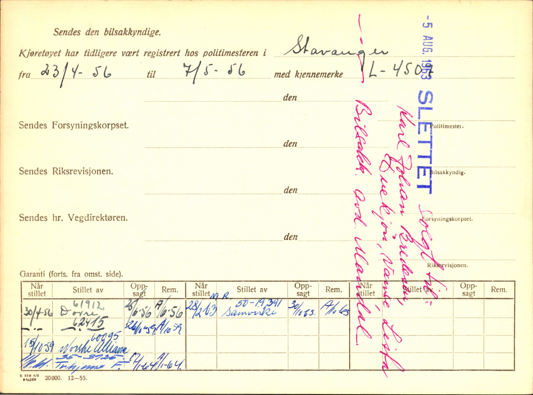 Stavanger trafikkstasjon, AV/SAST-A-101942/0/F/L0048: L-29100 - L-29899, 1930-1971, s. 1926