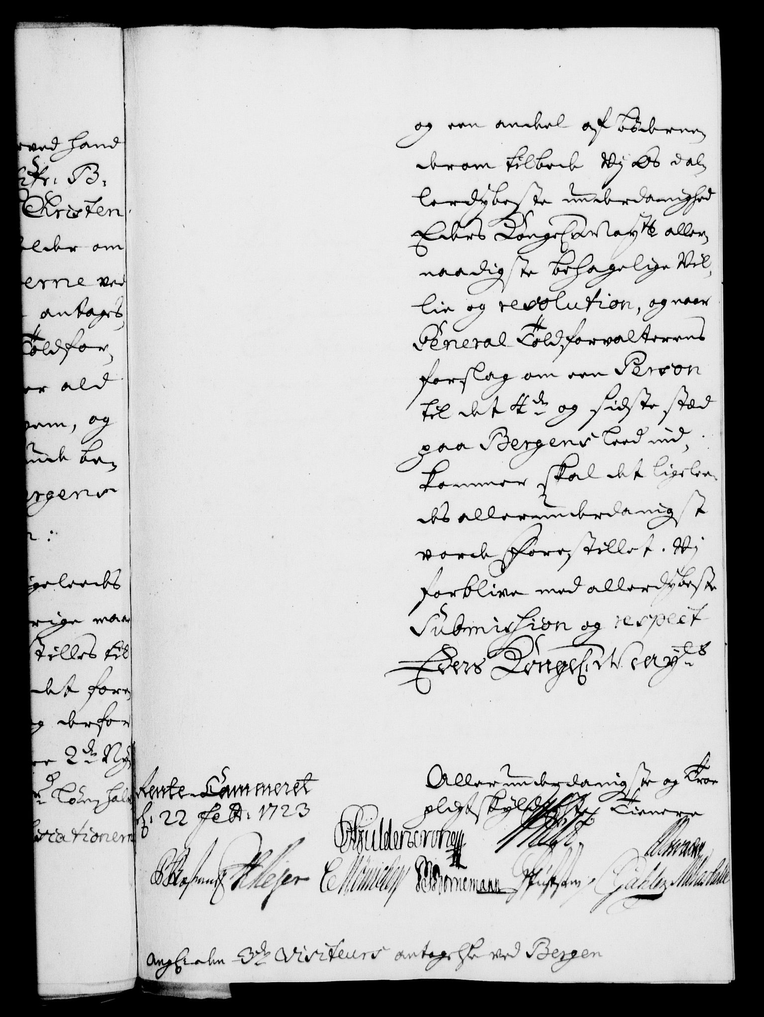 Rentekammeret, Kammerkanselliet, AV/RA-EA-3111/G/Gf/Gfa/L0006: Norsk relasjons- og resolusjonsprotokoll (merket RK 52.6), 1723, s. 266