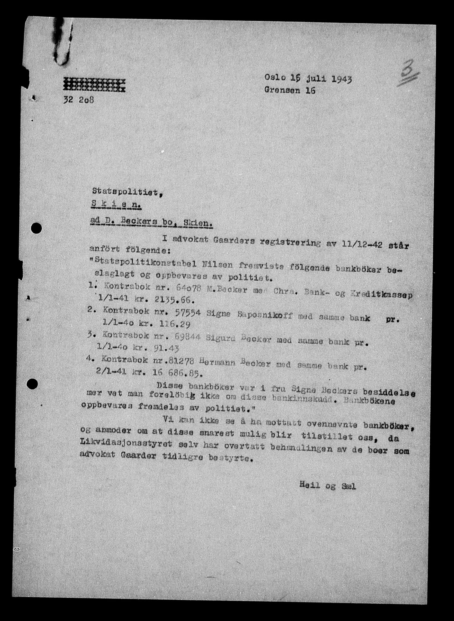 Justisdepartementet, Tilbakeføringskontoret for inndratte formuer, AV/RA-S-1564/H/Hc/Hcd/L0991: --, 1945-1947, s. 20