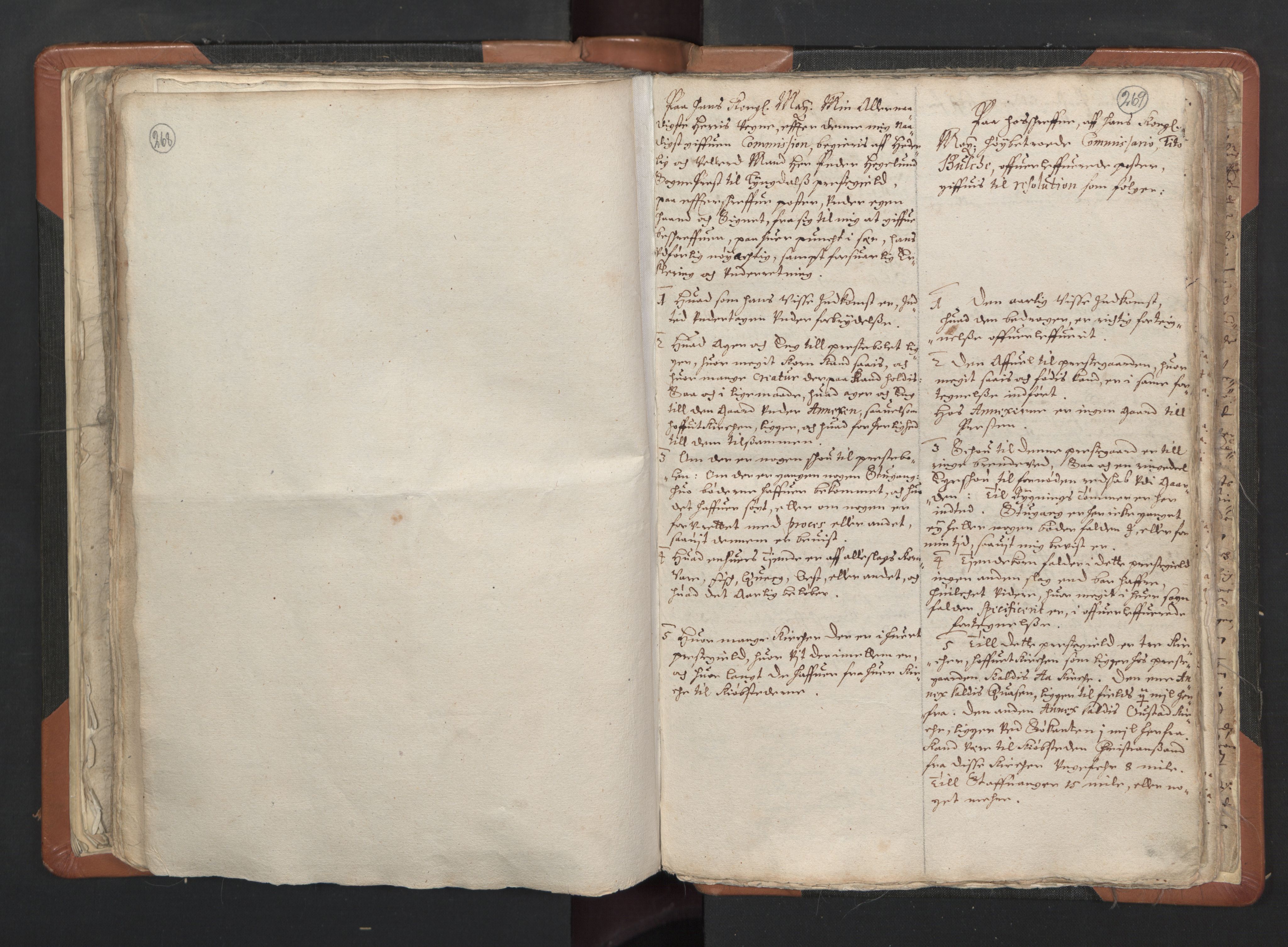 RA, Sogneprestenes manntall 1664-1666, nr. 16: Lista prosti, 1664-1666, s. 268-269