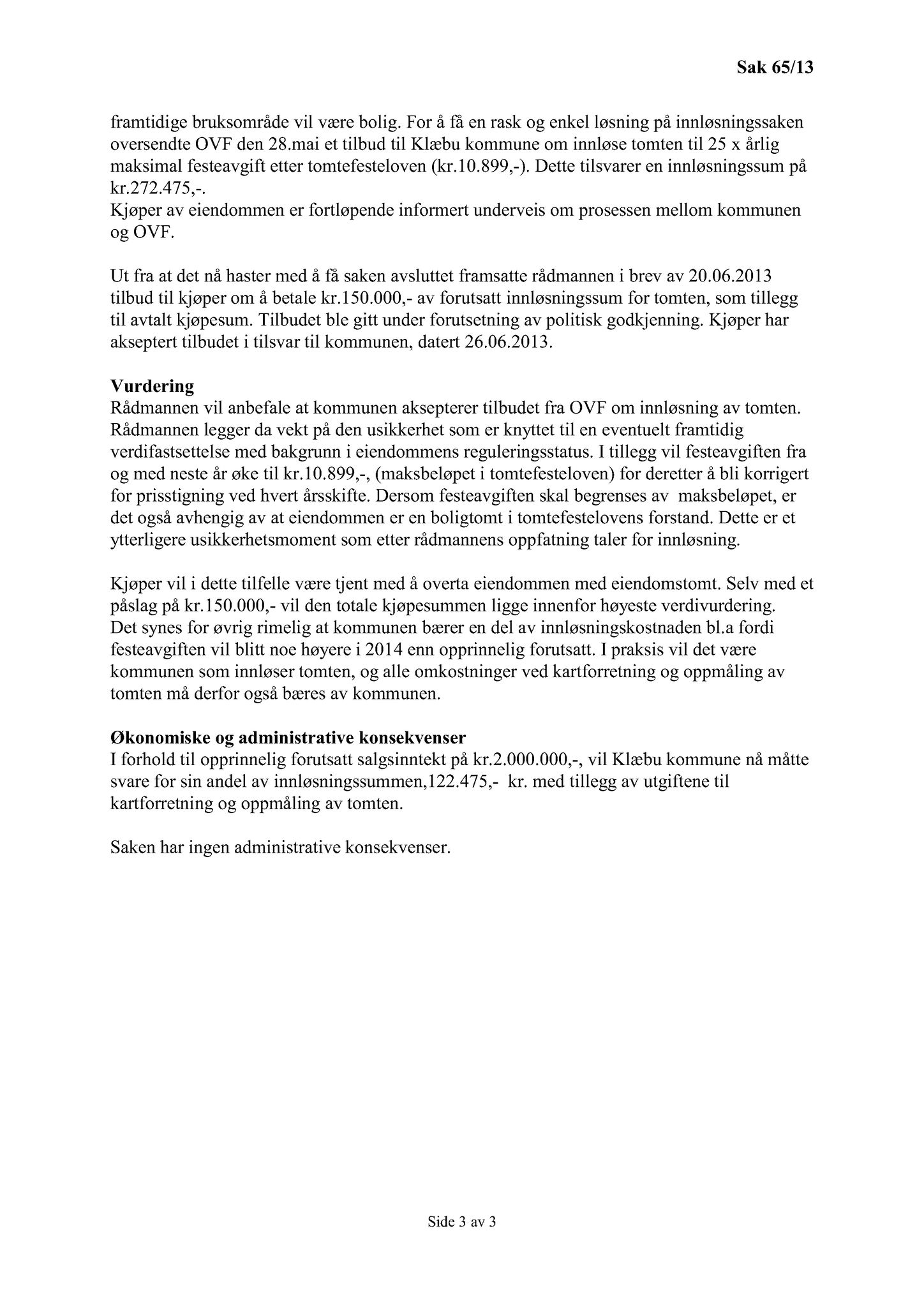 Klæbu Kommune, TRKO/KK/02-FS/L006: Formannsskapet - Møtedokumenter, 2013, s. 1553