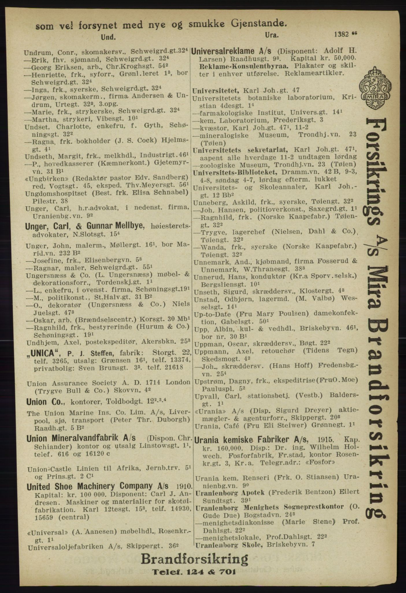 Kristiania/Oslo adressebok, PUBL/-, 1918, s. 1472