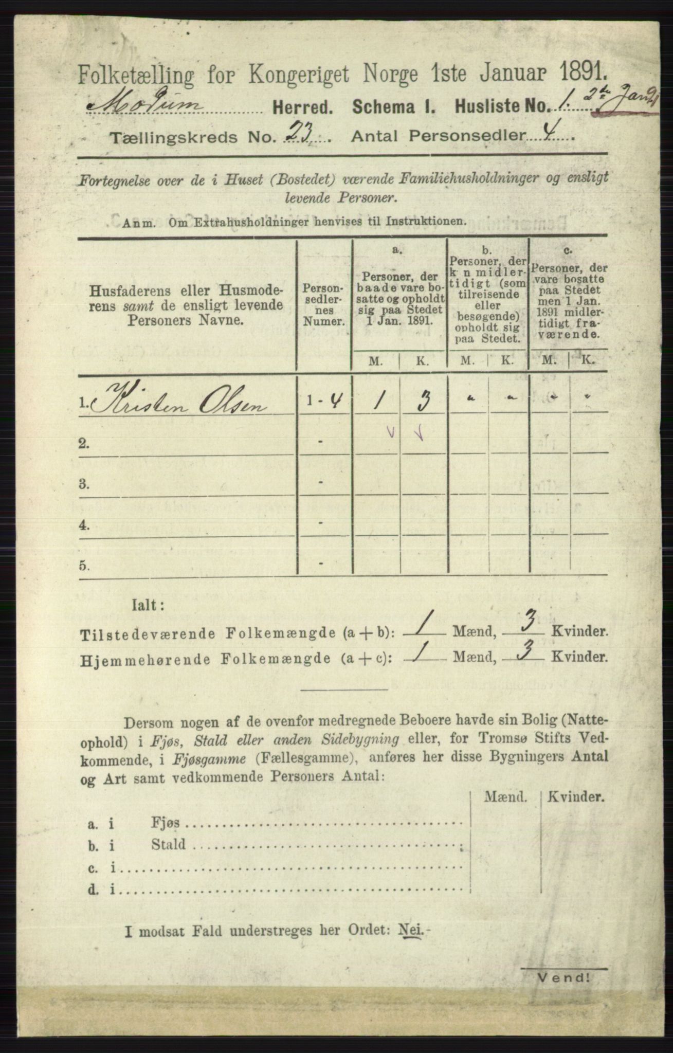 RA, Folketelling 1891 for 0623 Modum herred, 1891, s. 8668