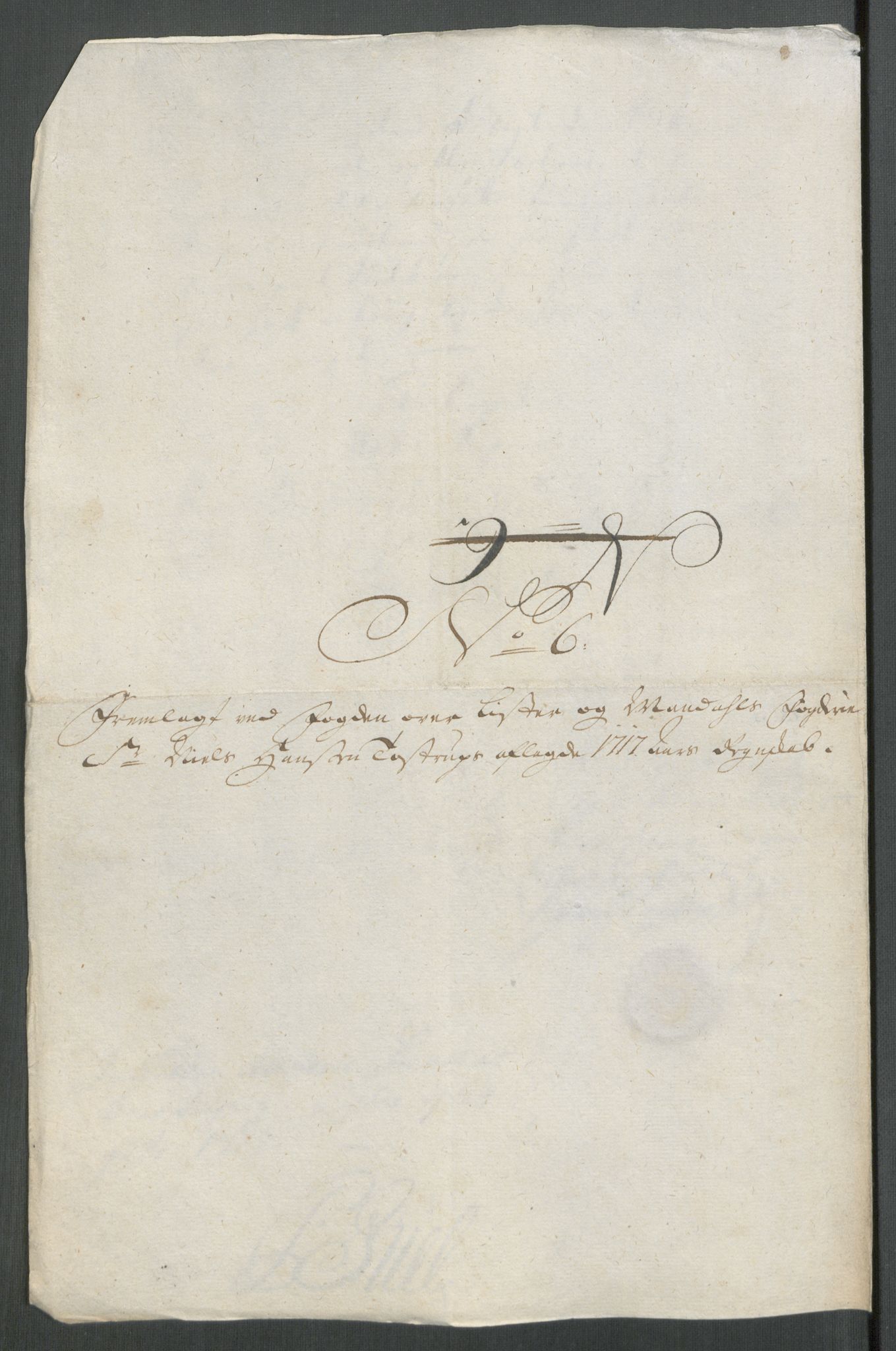 Rentekammeret inntil 1814, Reviderte regnskaper, Fogderegnskap, AV/RA-EA-4092/R43/L2561: Fogderegnskap Lista og Mandal, 1717, s. 72