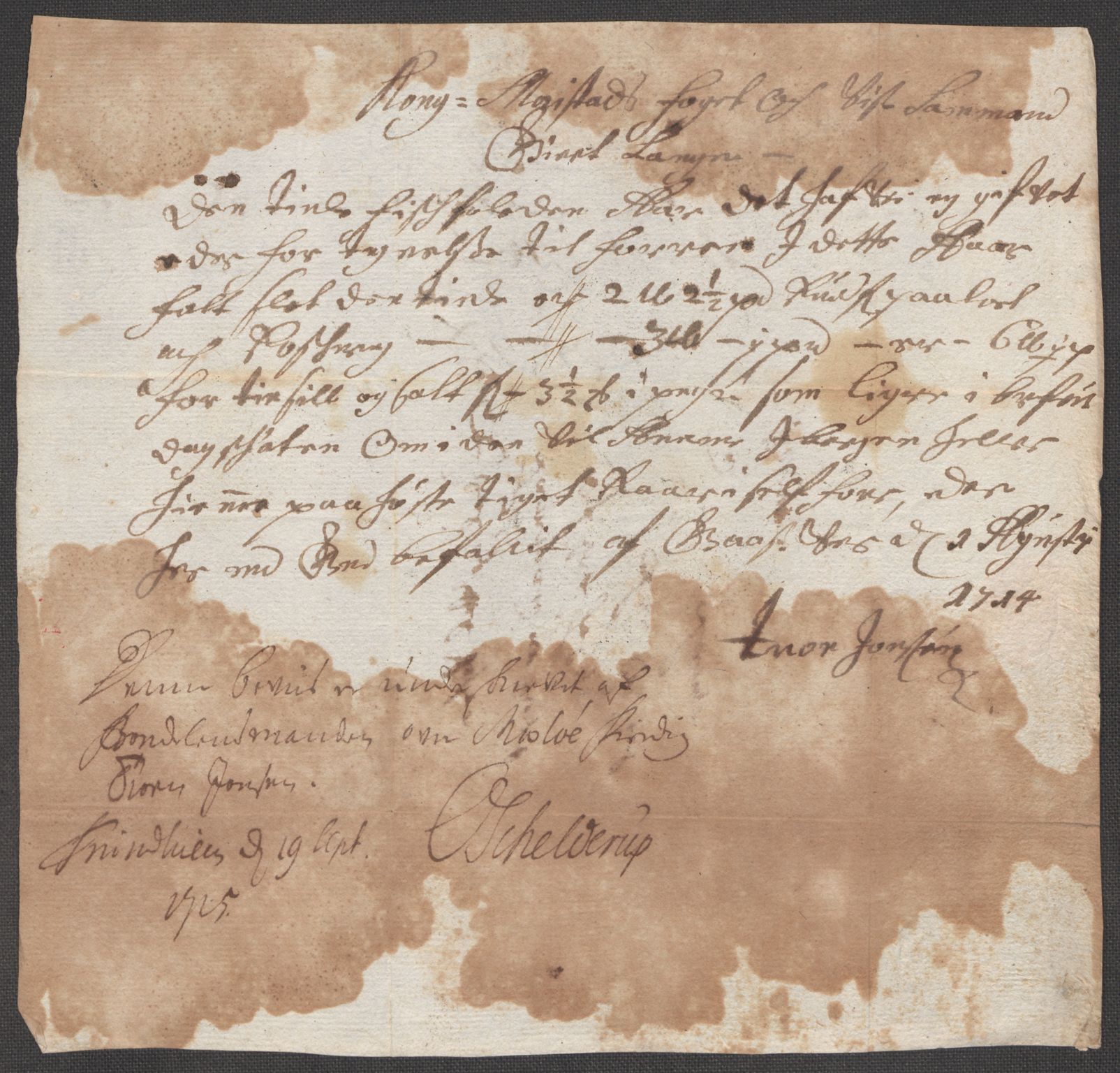 Rentekammeret inntil 1814, Reviderte regnskaper, Fogderegnskap, AV/RA-EA-4092/R65/L4513: Fogderegnskap Helgeland, 1714-1715, s. 185