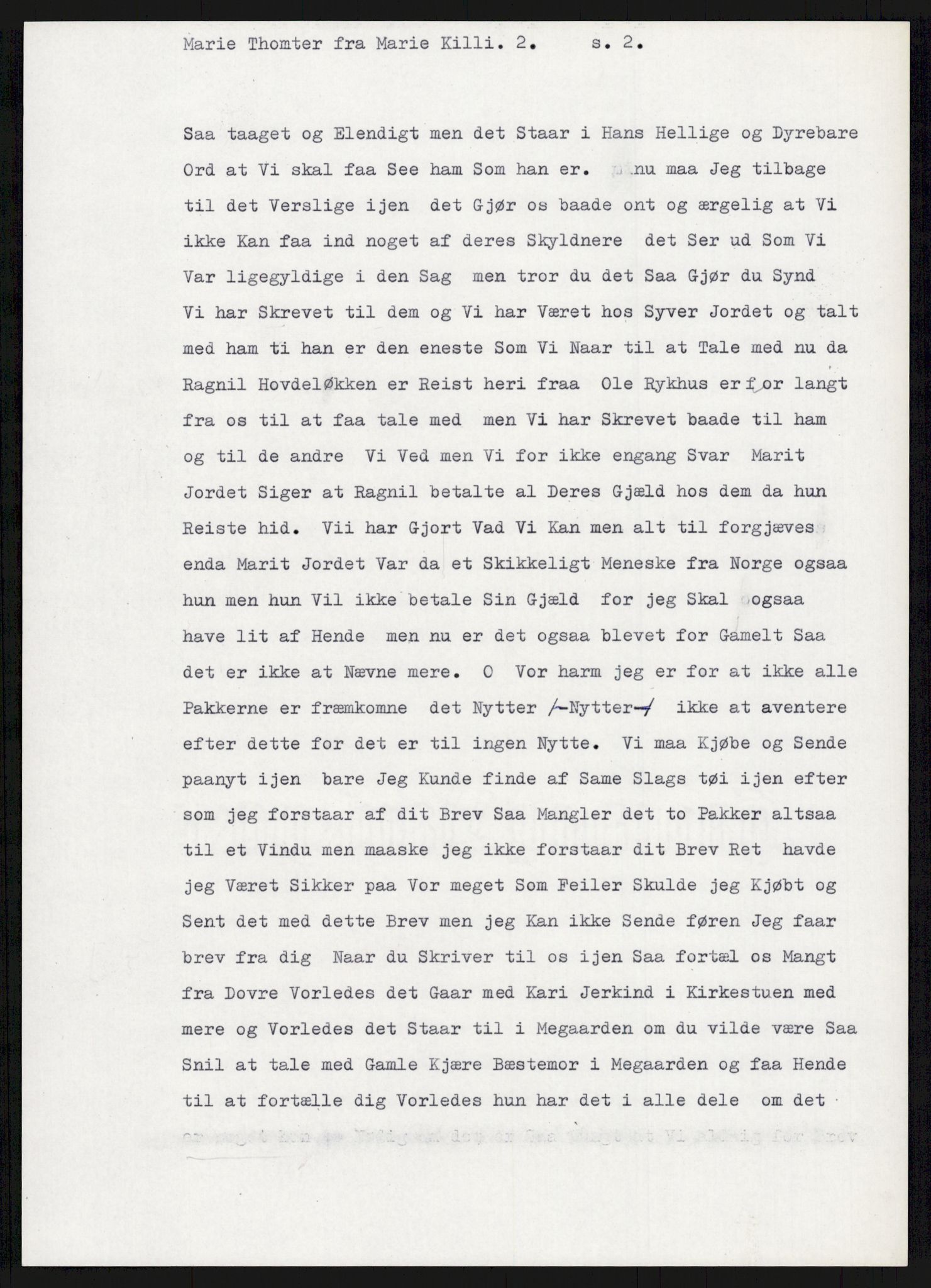 Samlinger til kildeutgivelse, Amerikabrevene, AV/RA-EA-4057/F/L0015: Innlån fra Oppland: Sæteren - Vigerust, 1838-1914, s. 433