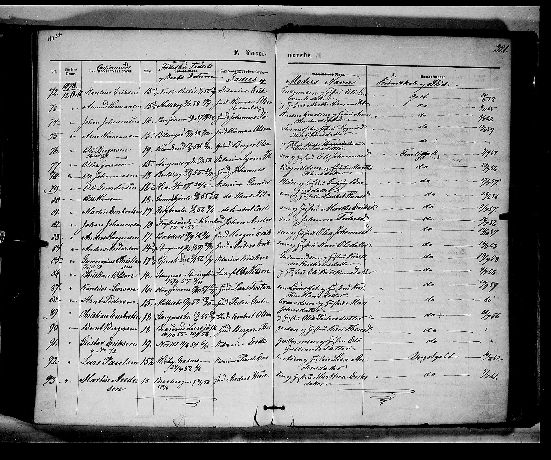 Eidskog prestekontor, AV/SAH-PREST-026/H/Ha/Haa/L0002: Ministerialbok nr. 2, 1867-1878, s. 321