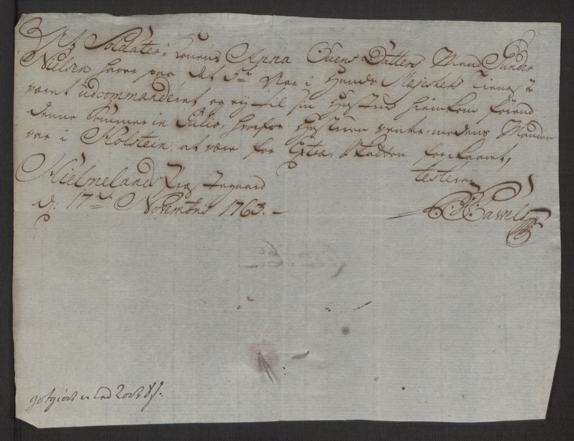 Rentekammeret inntil 1814, Reviderte regnskaper, Hovedkasseregnskaper, AV/RA-EA-4065/Rf/L0072b: Ekstraskatteregnskap, 1762, s. 326