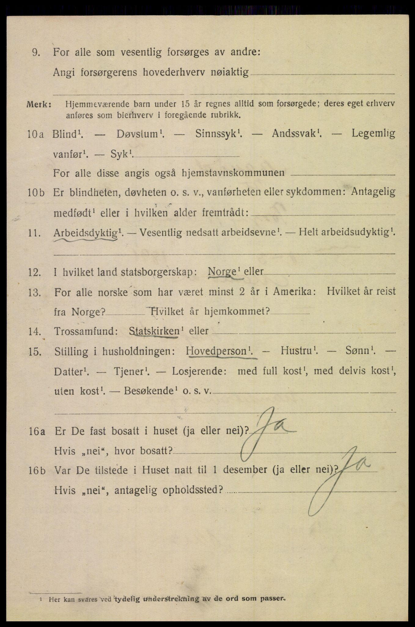 SAK, Folketelling 1920 for 1002 Mandal ladested, 1920, s. 9378