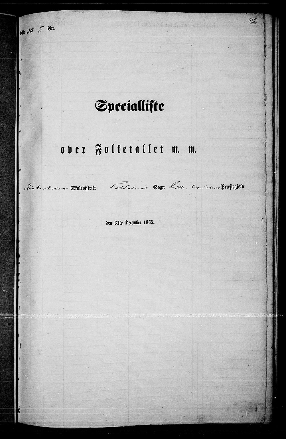 RA, Folketelling 1865 for 0438P Lille Elvedalen prestegjeld, 1865, s. 102