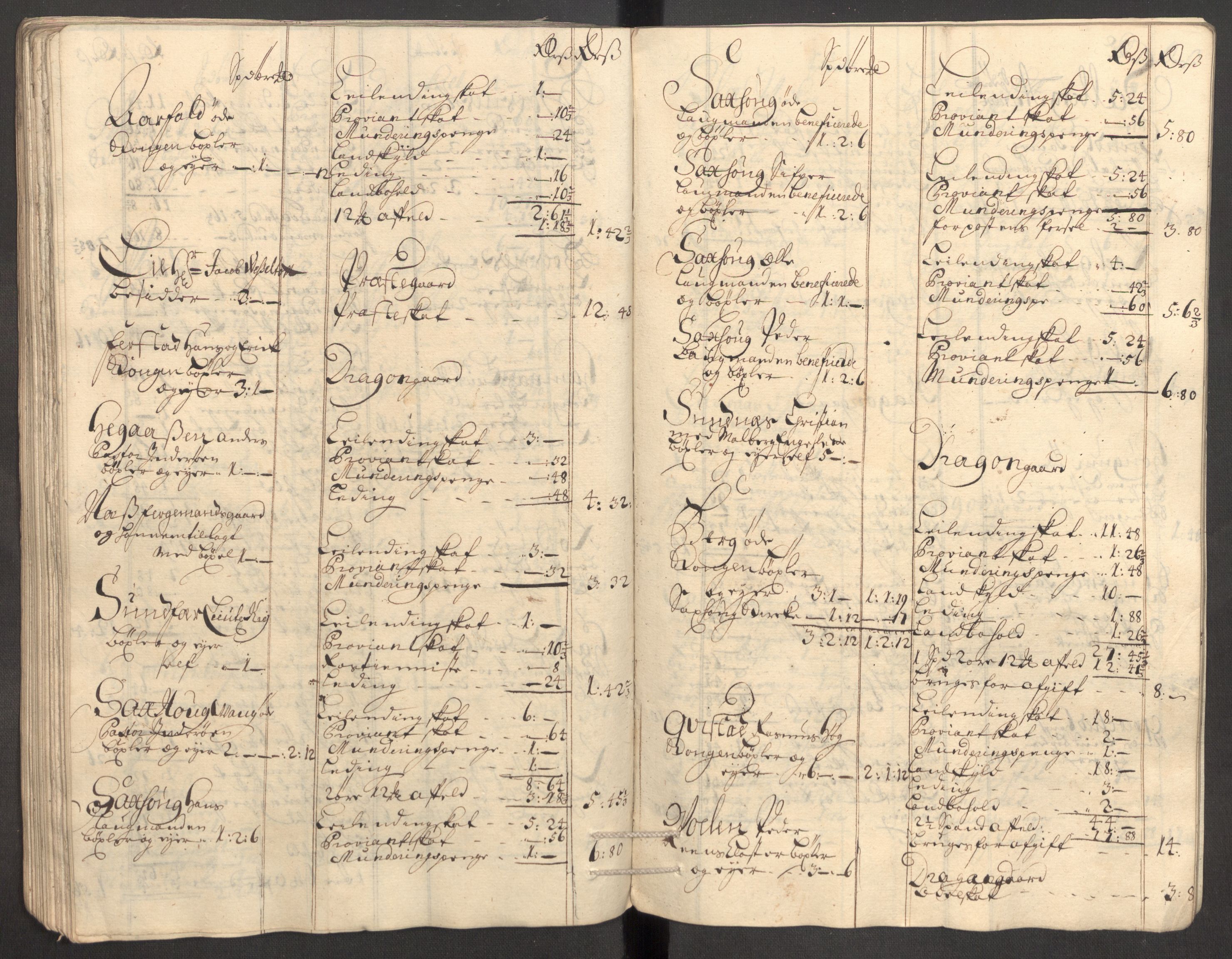 Rentekammeret inntil 1814, Reviderte regnskaper, Fogderegnskap, RA/EA-4092/R63/L4316: Fogderegnskap Inderøy, 1708, s. 102