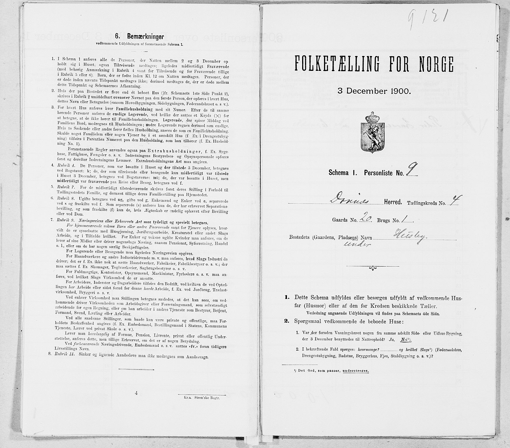 SAT, Folketelling 1900 for 1827 Dønnes herred, 1900, s. 566