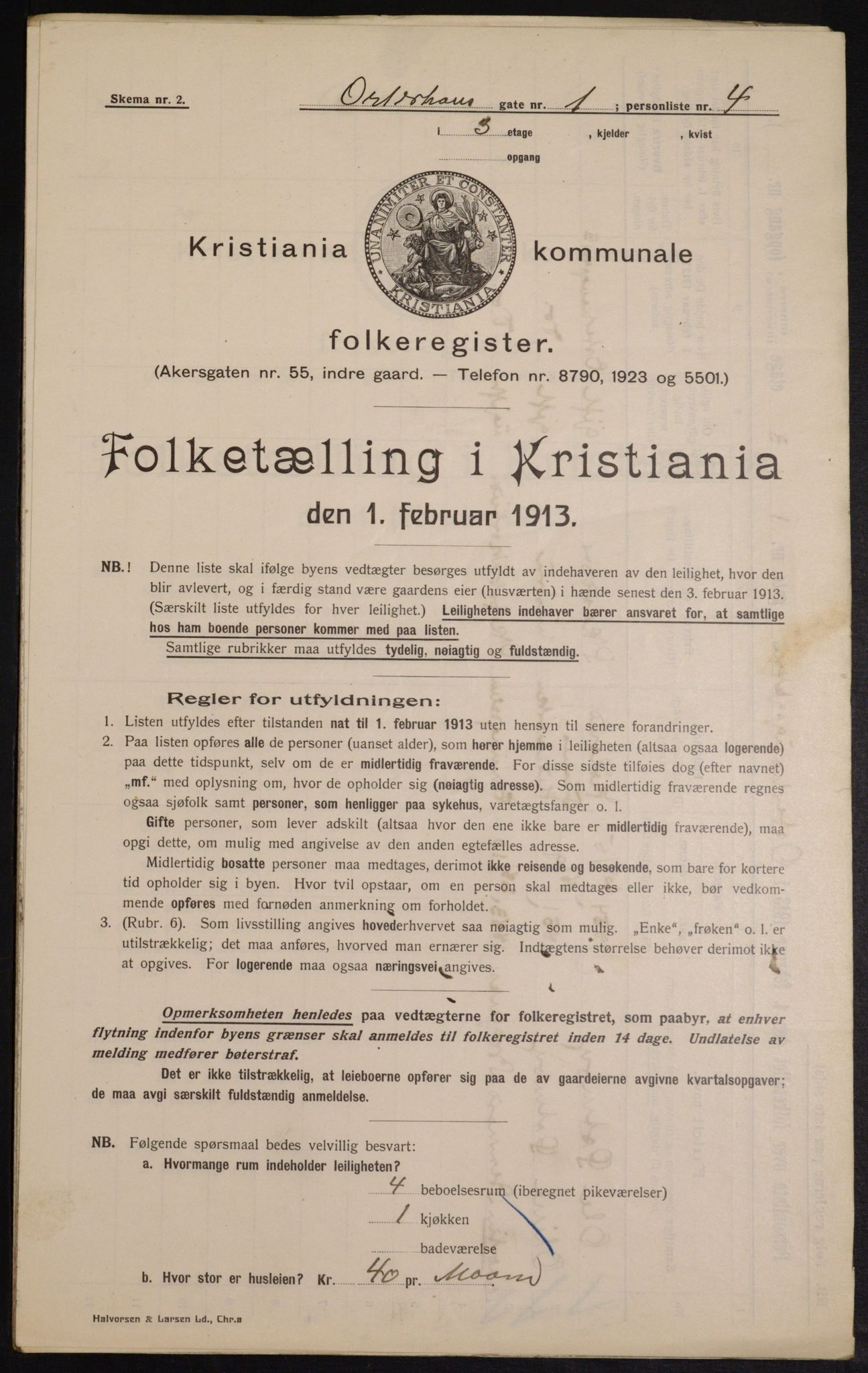 OBA, Kommunal folketelling 1.2.1913 for Kristiania, 1913, s. 77542