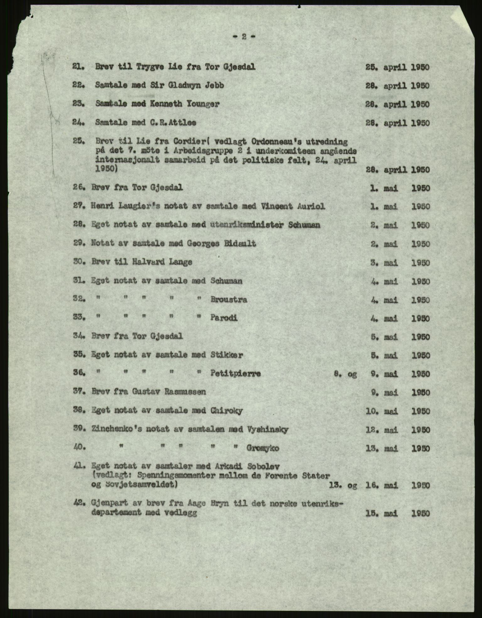 Lie, Trygve, RA/PA-1407/D/L0029: Dokumenter vedr. Kina, 1948-1950, s. 3