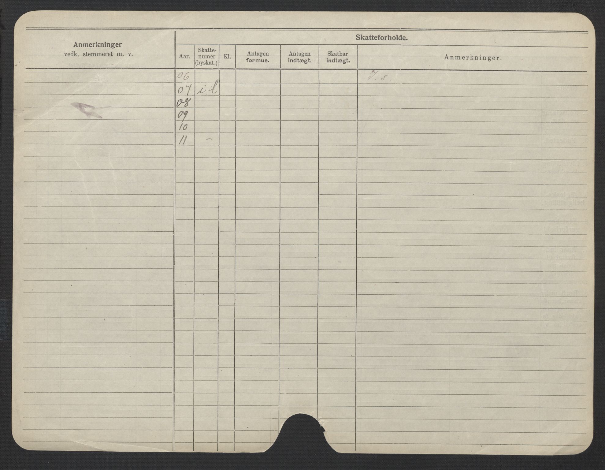 Oslo folkeregister, Registerkort, SAO/A-11715/F/Fa/Fac/L0019: Kvinner, 1906-1914, s. 625b