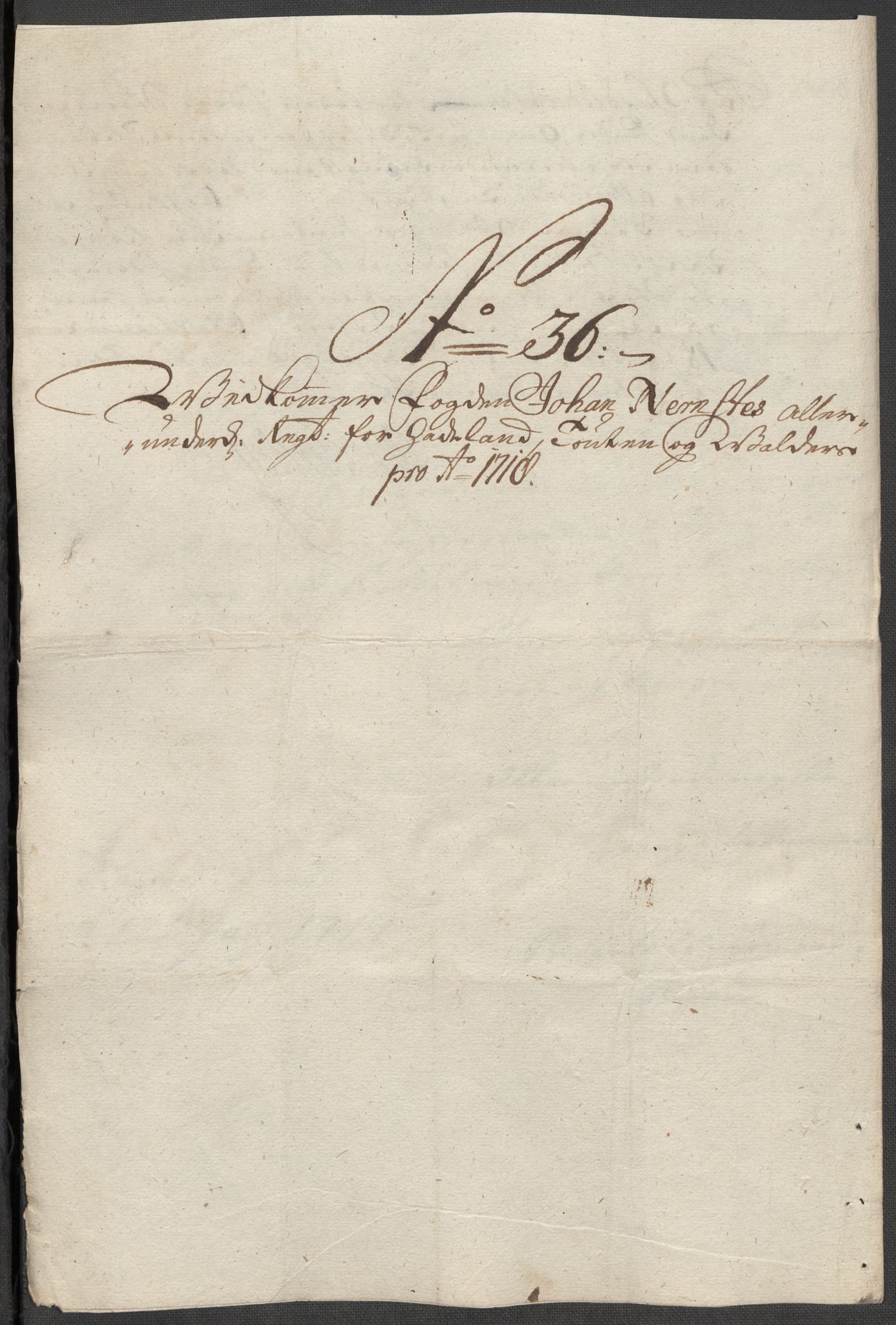 Rentekammeret inntil 1814, Reviderte regnskaper, Fogderegnskap, AV/RA-EA-4092/R18/L1320: Fogderegnskap Hadeland, Toten og Valdres, 1718, s. 211