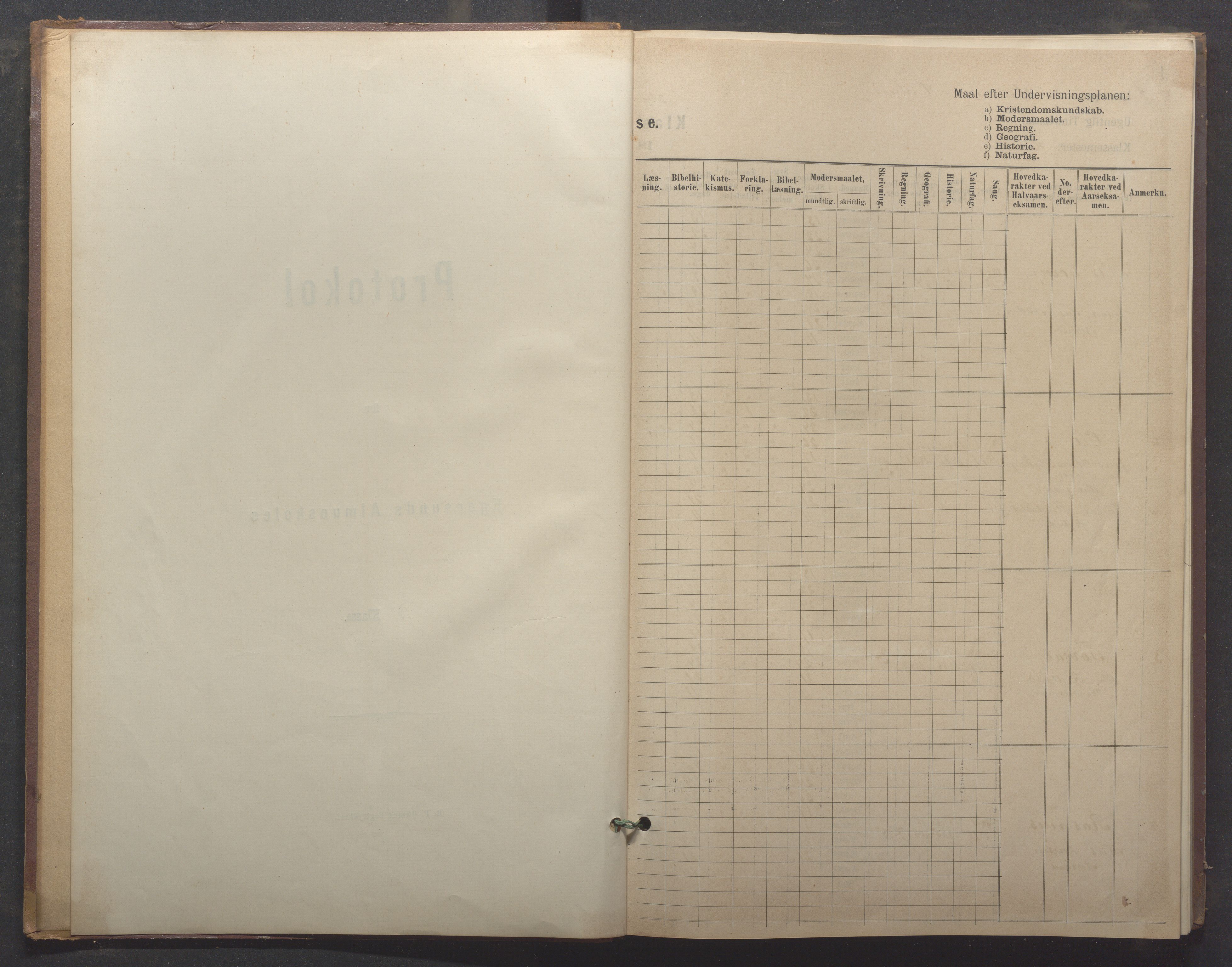 Egersund kommune (Ladested) - Egersund almueskole/folkeskole, IKAR/K-100521/H/L0024: Skoleprotokoll - Almueskolen, 3. klasse, 1887-1892