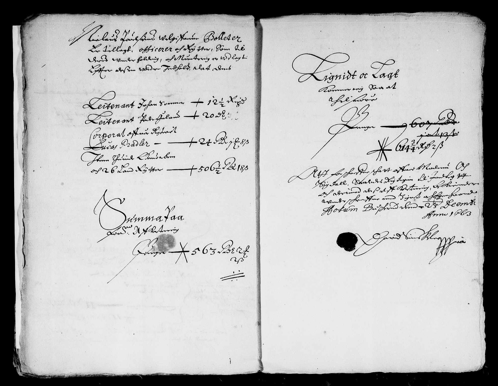 Rentekammeret inntil 1814, Reviderte regnskaper, Stiftamtstueregnskaper, Landkommissariatet på Akershus og Akershus stiftamt, AV/RA-EA-5869/R/Ra/L0016: Landkommissariatet på Akershus, 1663