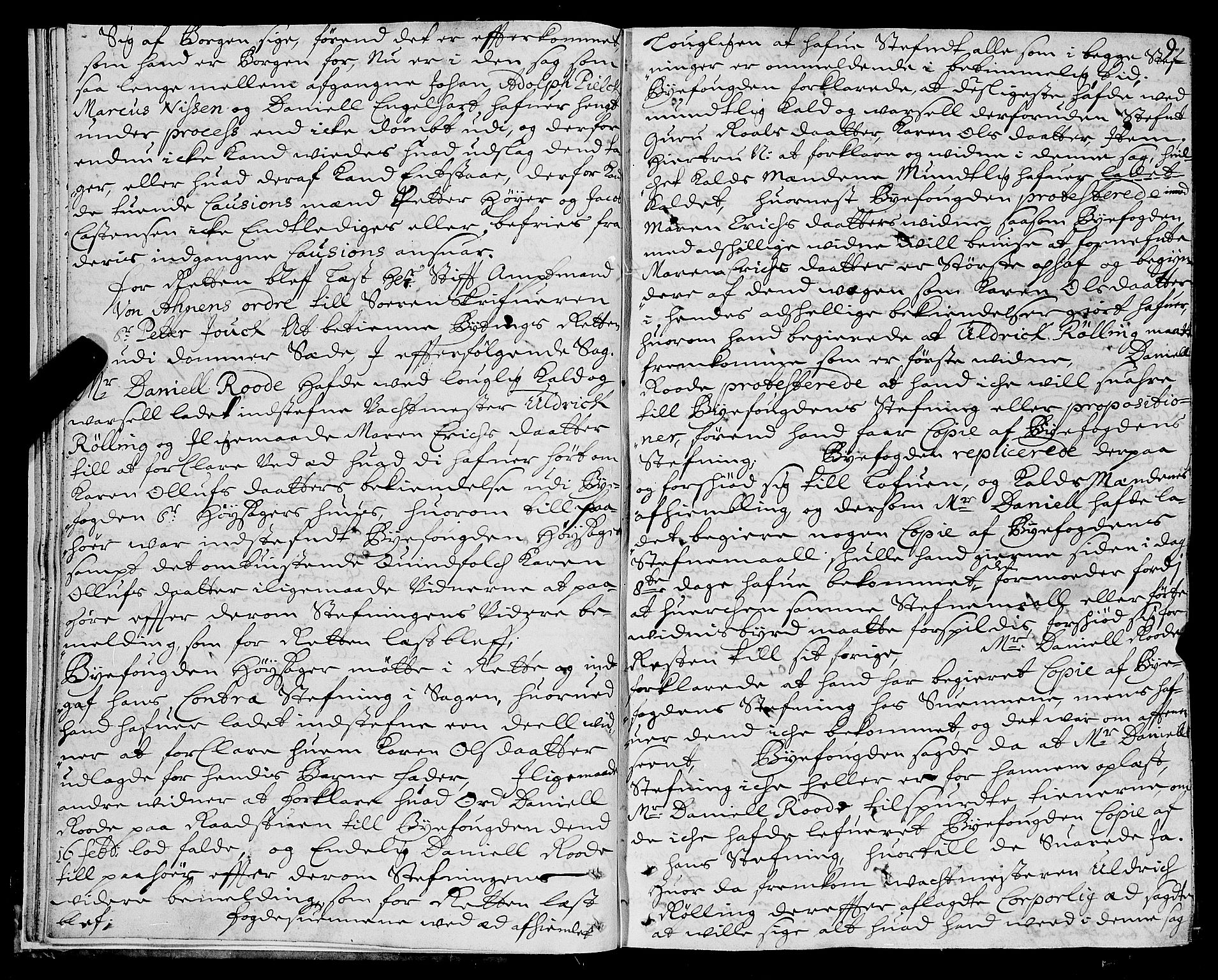 Trondheim byfogd, AV/SAT-A-0003/1/1/1A/L0026: Bytingsprotokoll - 26/3-4/3., 1705-1706, s. 8b-9a