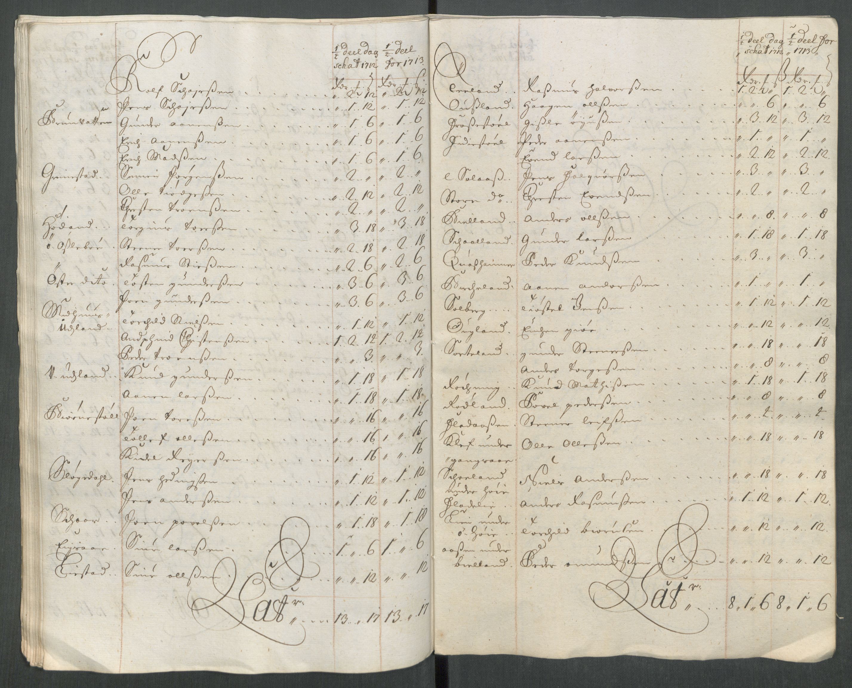 Rentekammeret inntil 1814, Reviderte regnskaper, Fogderegnskap, AV/RA-EA-4092/R43/L2556: Fogderegnskap Lista og Mandal, 1713, s. 149