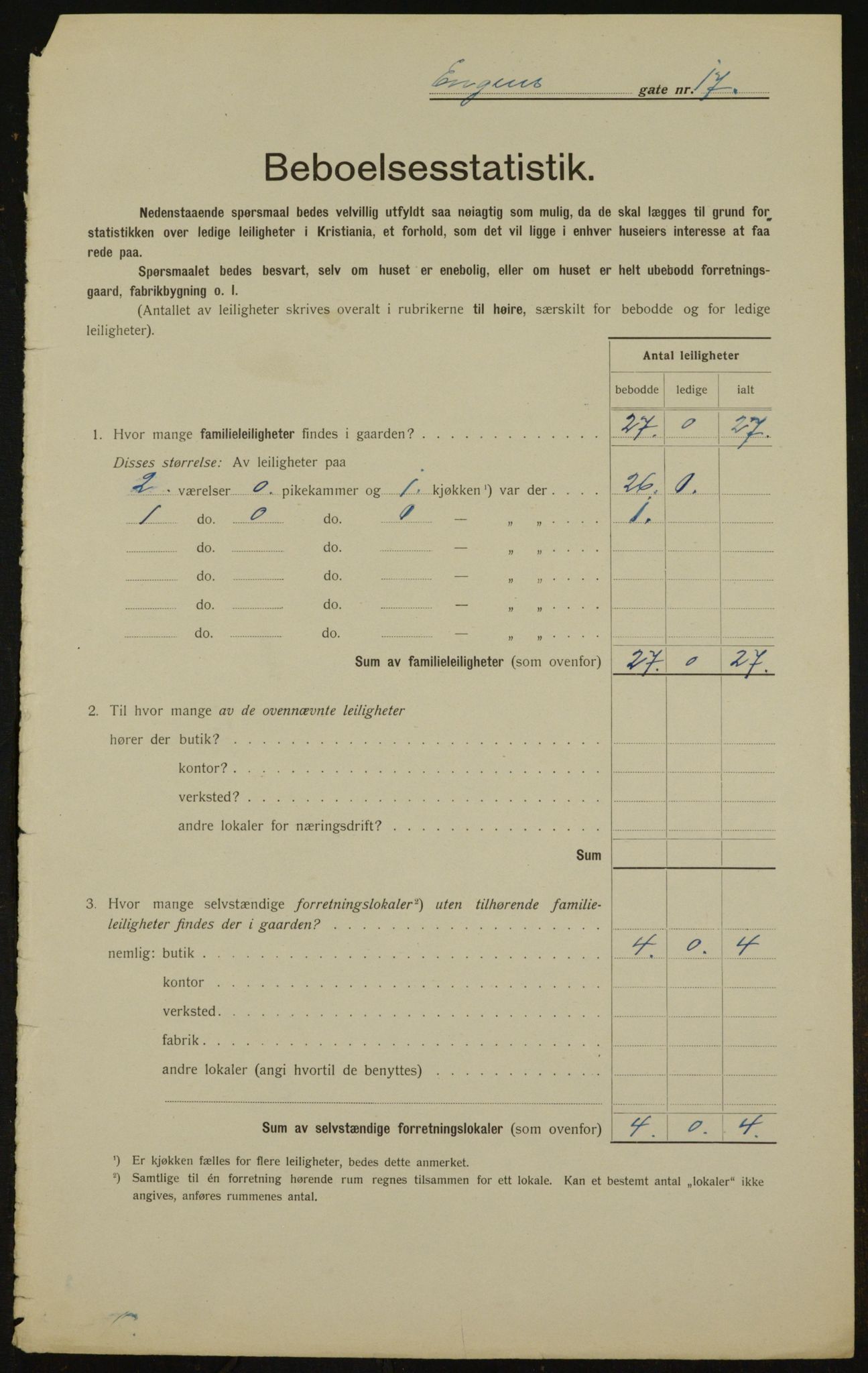 OBA, Kommunal folketelling 1.2.1912 for Kristiania, 1912, s. 21883