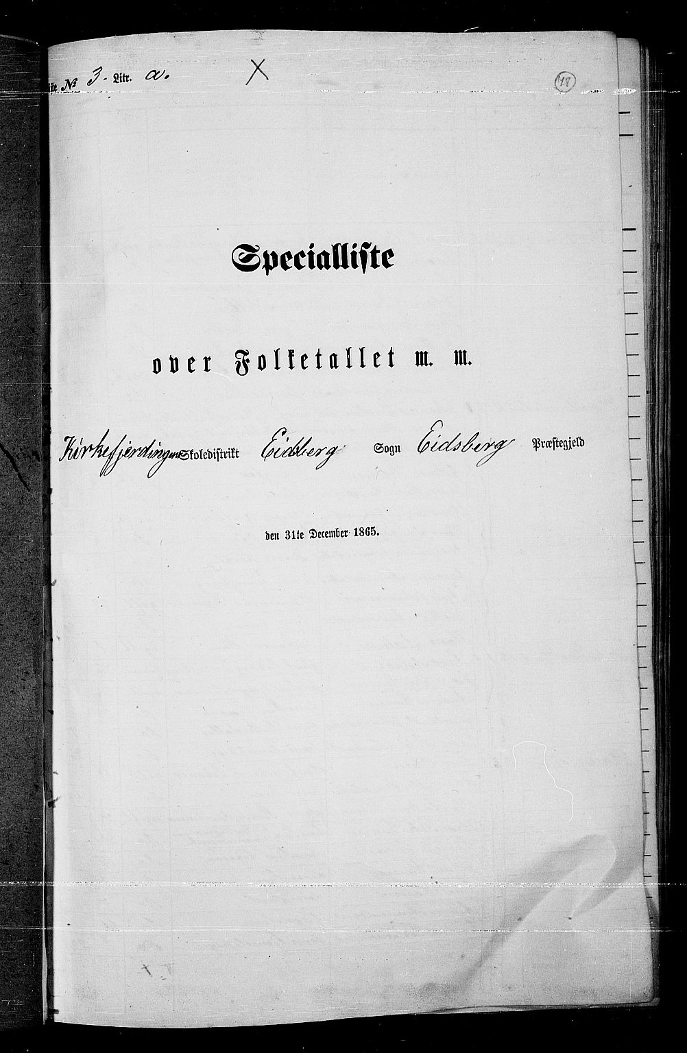 RA, Folketelling 1865 for 0125P Eidsberg prestegjeld, 1865, s. 67
