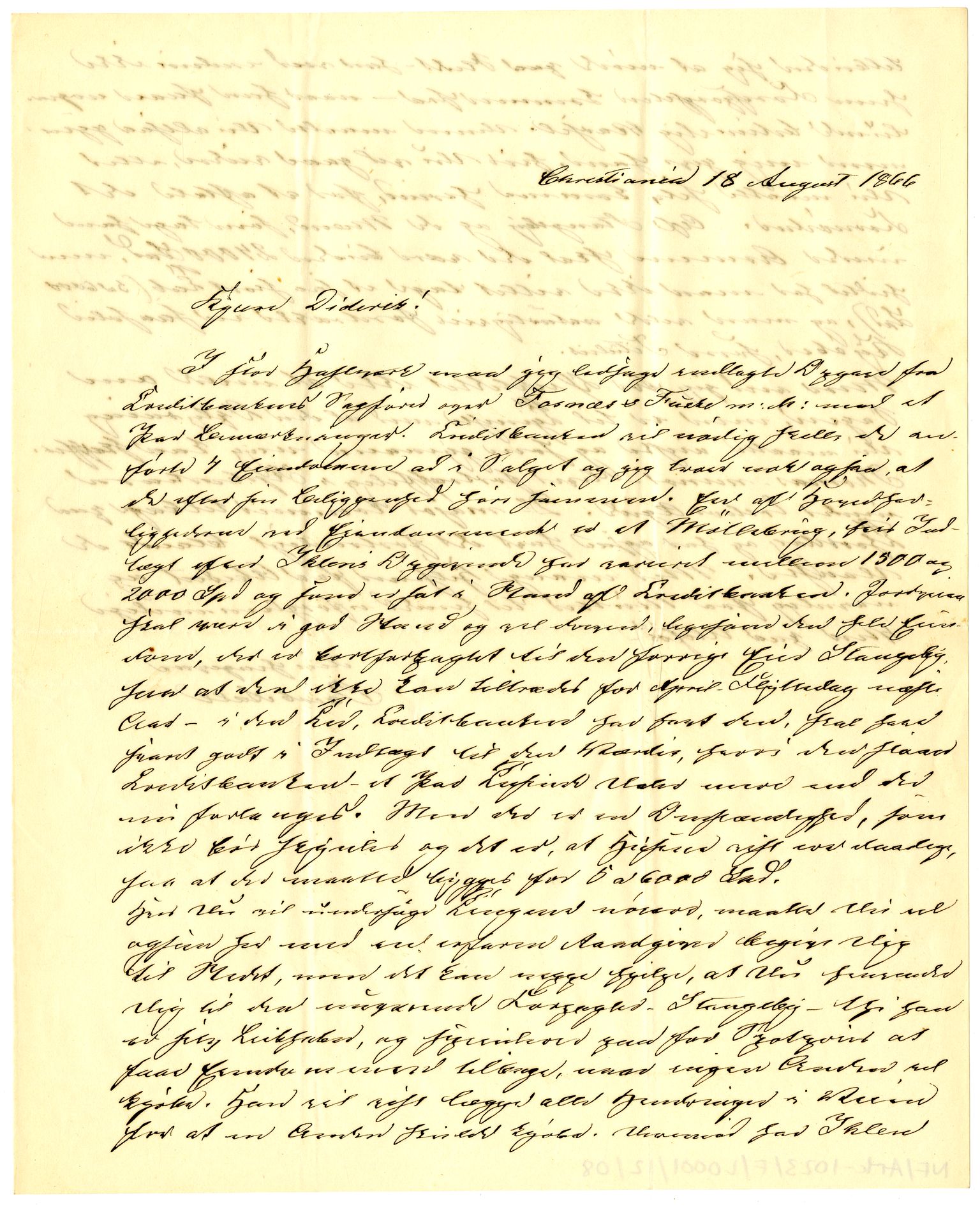 Diderik Maria Aalls brevsamling, NF/Ark-1023/F/L0001: D.M. Aalls brevsamling. A - B, 1738-1889, s. 93