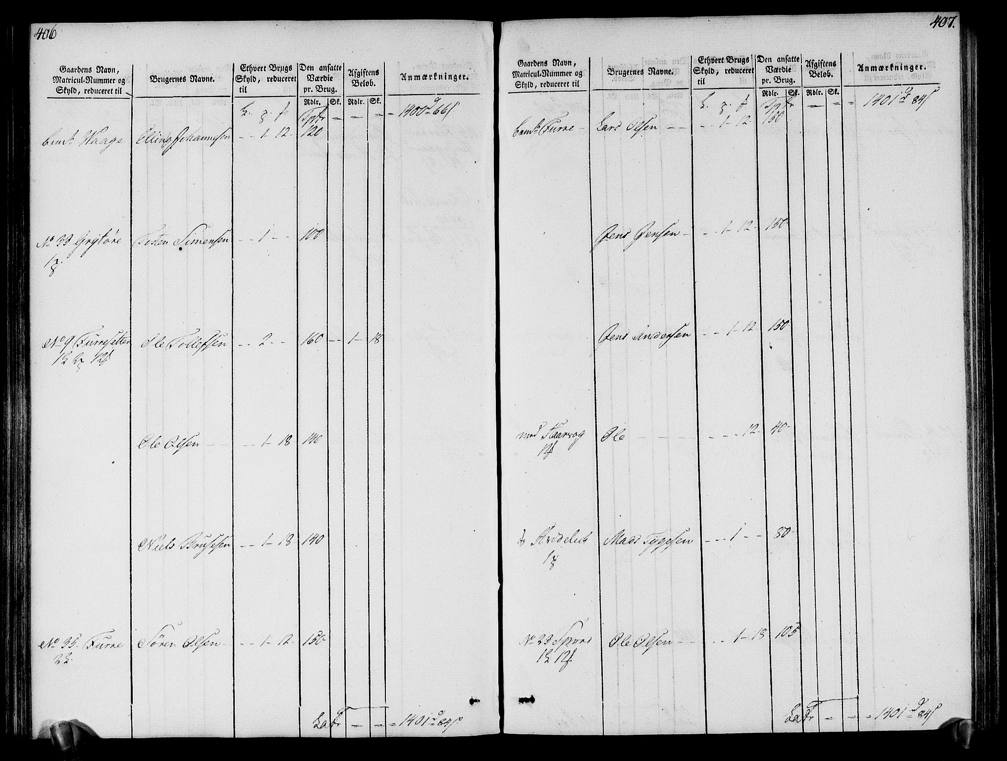 Rentekammeret inntil 1814, Realistisk ordnet avdeling, AV/RA-EA-4070/N/Ne/Nea/L0121: Sunn- og Nordfjord fogderi. Oppebørselsregister, 1803-1804, s. 207