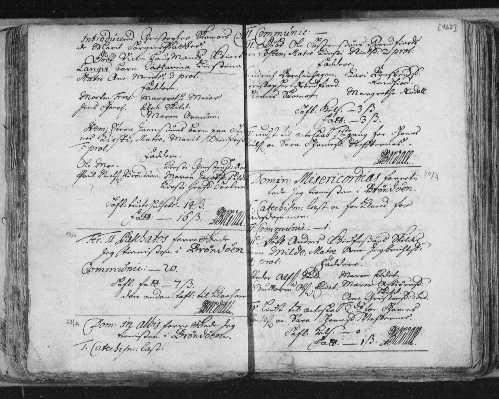 Ministerialprotokoller, klokkerbøker og fødselsregistre - Nordland, AV/SAT-A-1459/813/L0192: Ministerialbok nr. 813A02, 1677-1718, s. 167