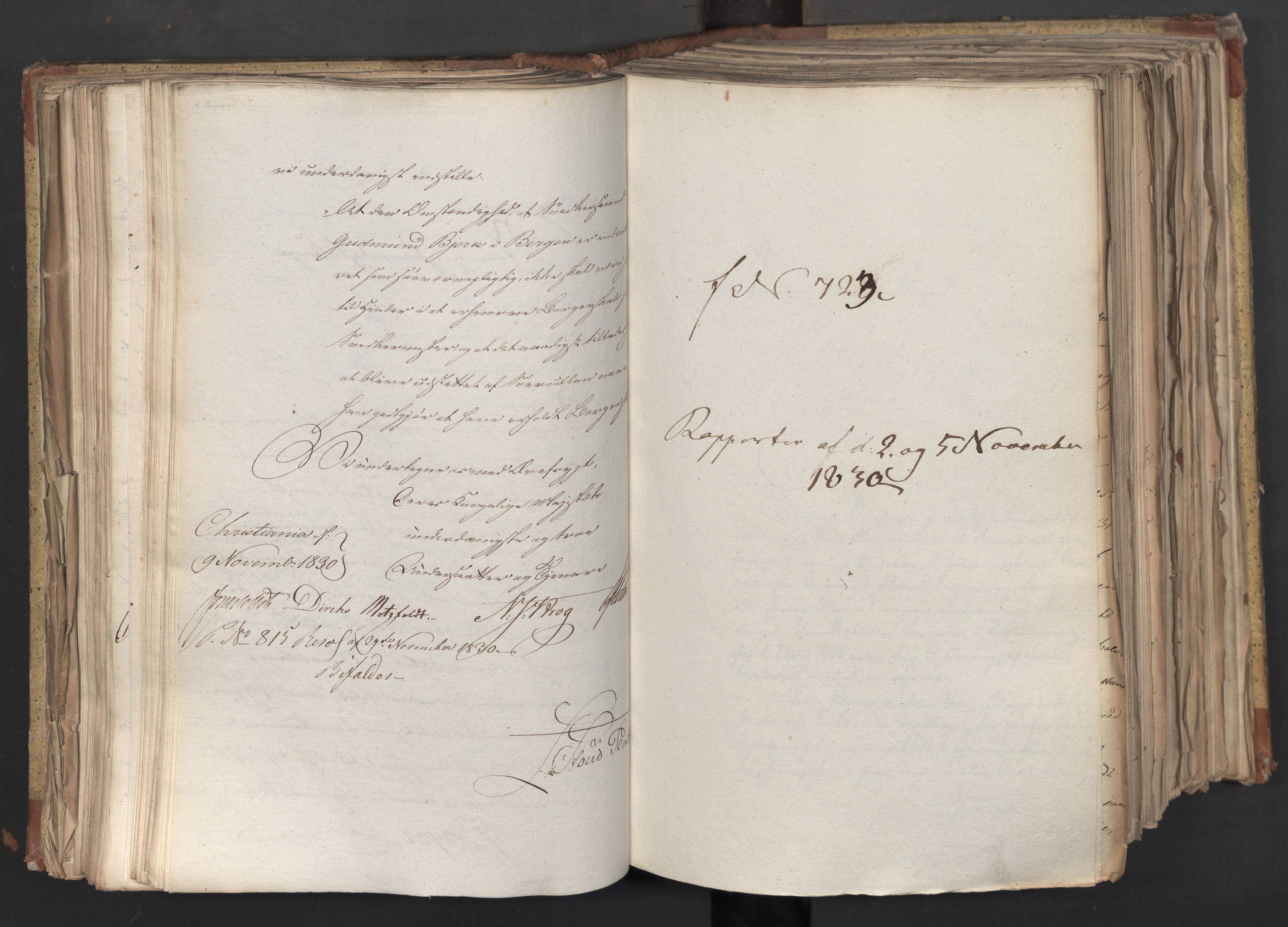 Statsrådsavdelingen i Stockholm, AV/RA-S-1003/D/Da/L0068: Regjeringsinnstillinger nr. 660-876, 1830, s. 207