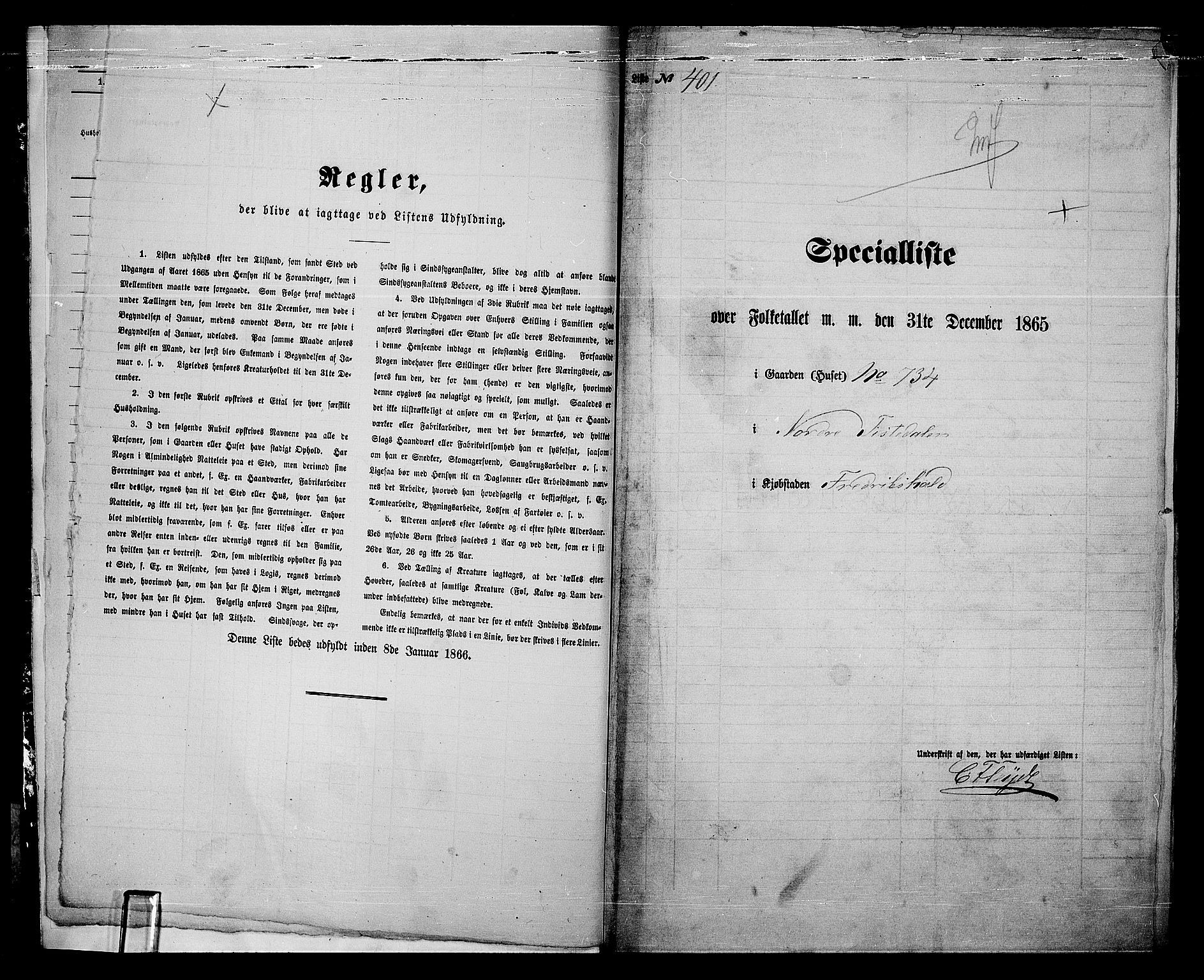 RA, Folketelling 1865 for 0101P Fredrikshald prestegjeld, 1865, s. 805