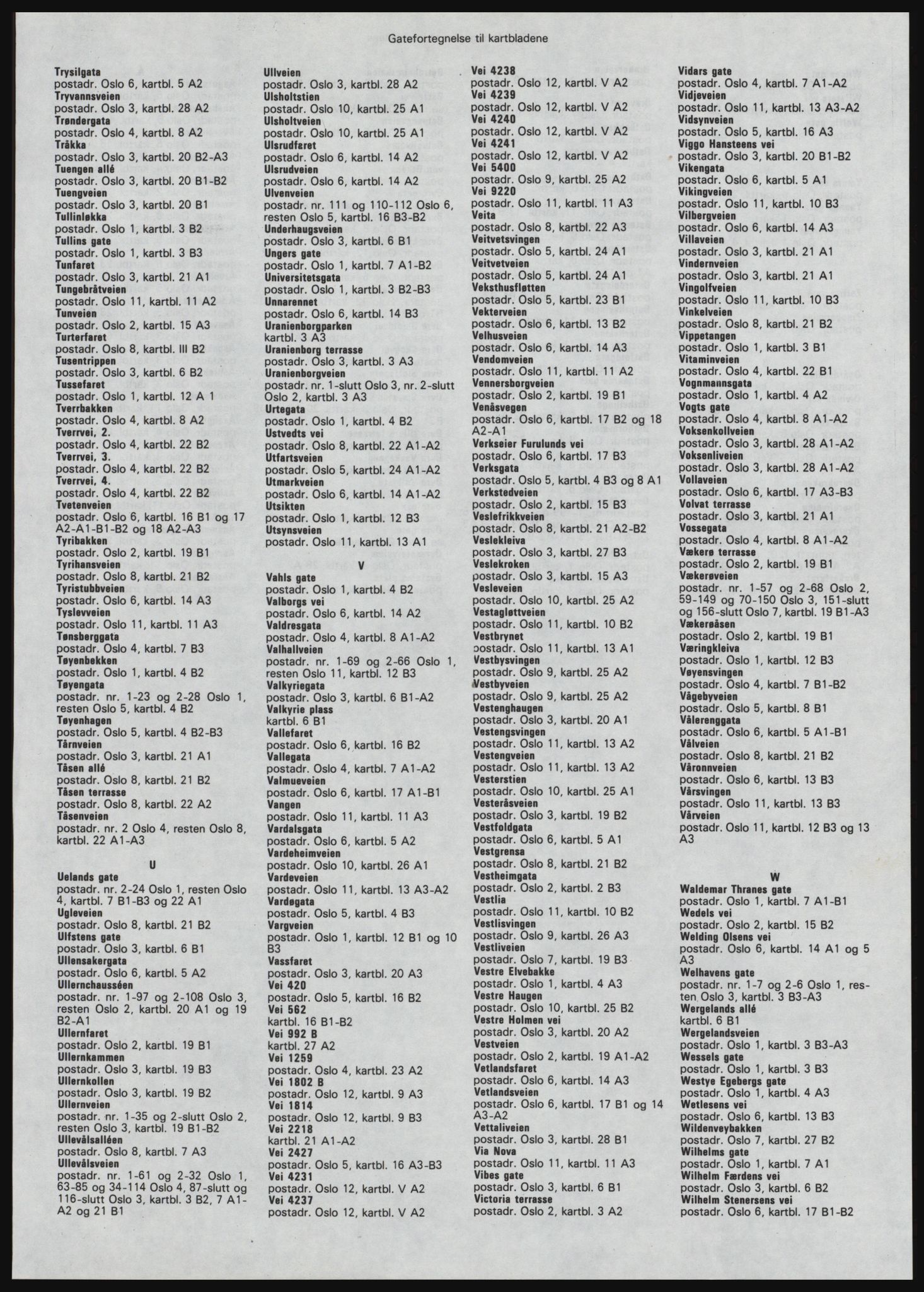 Kristiania/Oslo adressebok, PUBL/-, 1981-1982