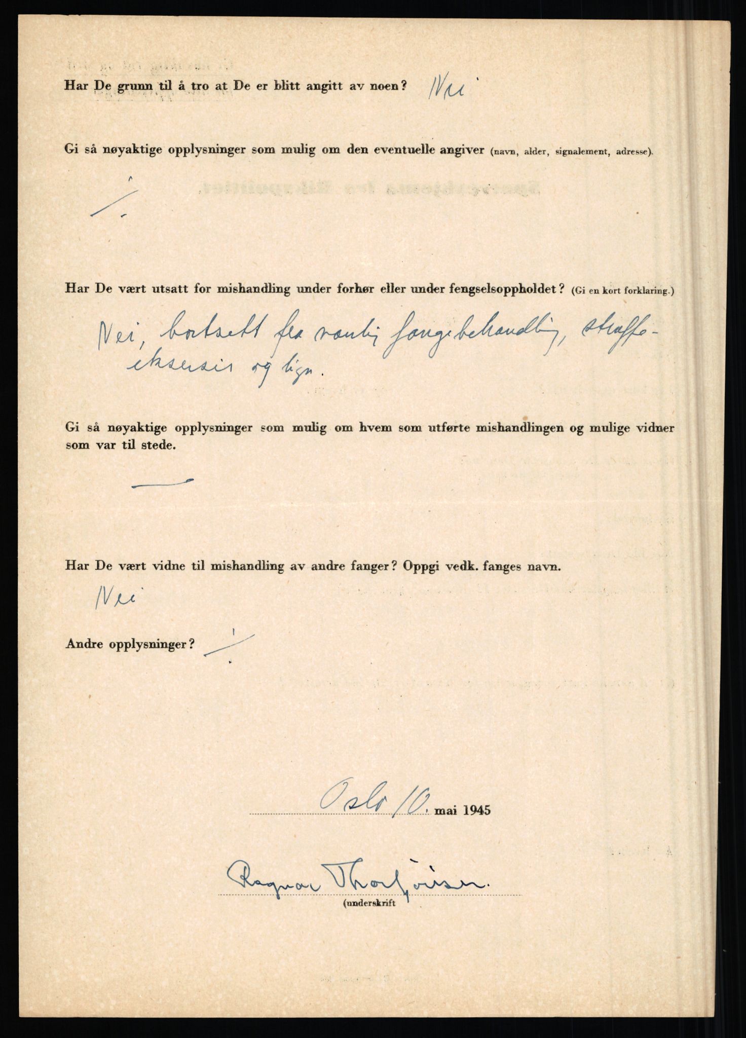 Rikspolitisjefen, AV/RA-S-1560/L/L0017: Tidemann, Hermann G. - Veum, Tjostolv, 1940-1945, s. 180