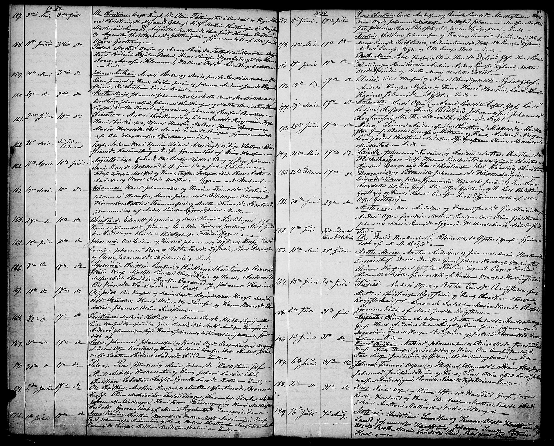 Vestre Toten prestekontor, AV/SAH-PREST-108/H/Ha/Hab/L0005: Klokkerbok nr. 5, 1854-1870, s. 49