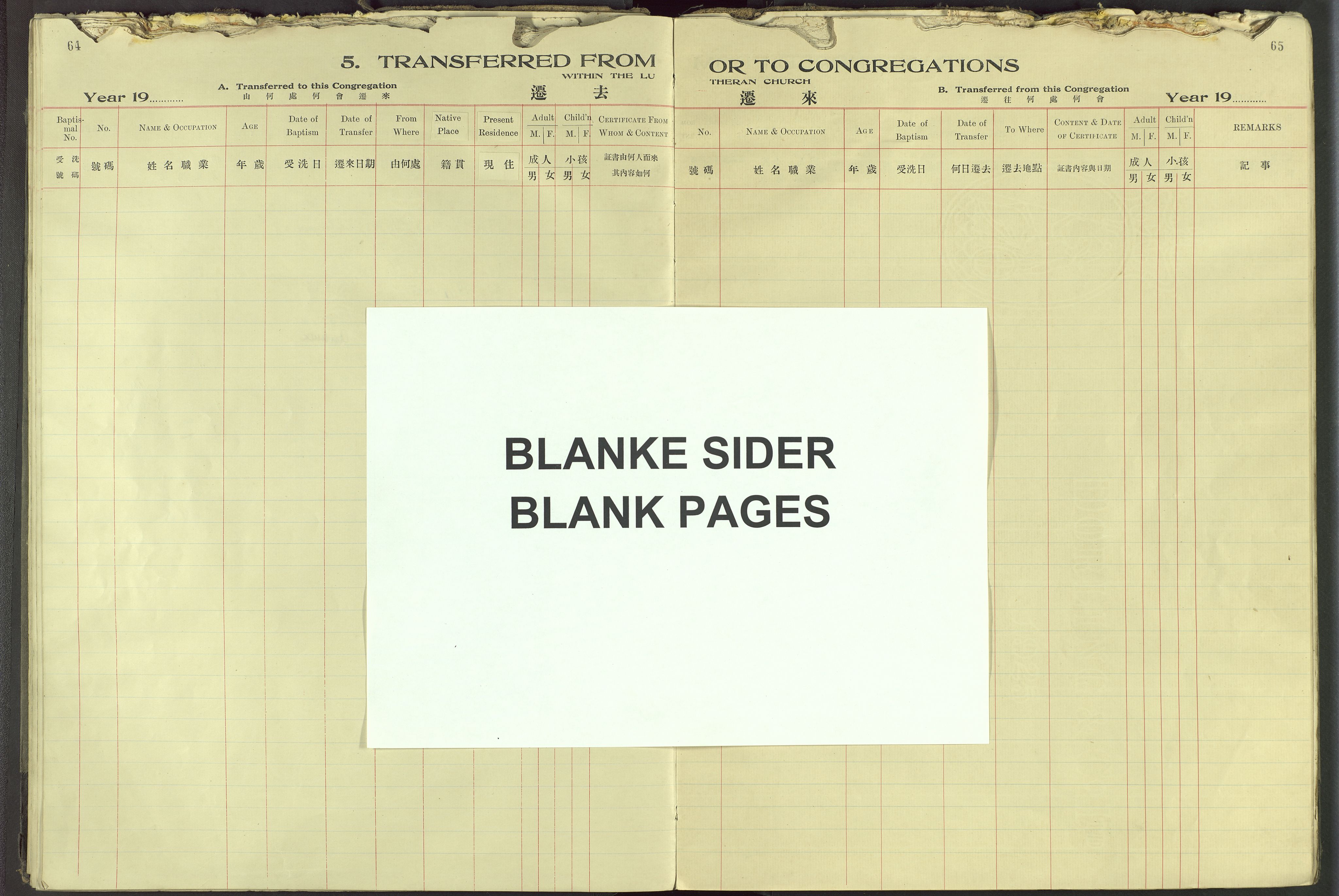Det Norske Misjonsselskap - utland - Kina (Hunan), VID/MA-A-1065/Dm/L0096: Ministerialbok nr. 134, 1923-1938, s. 64-65